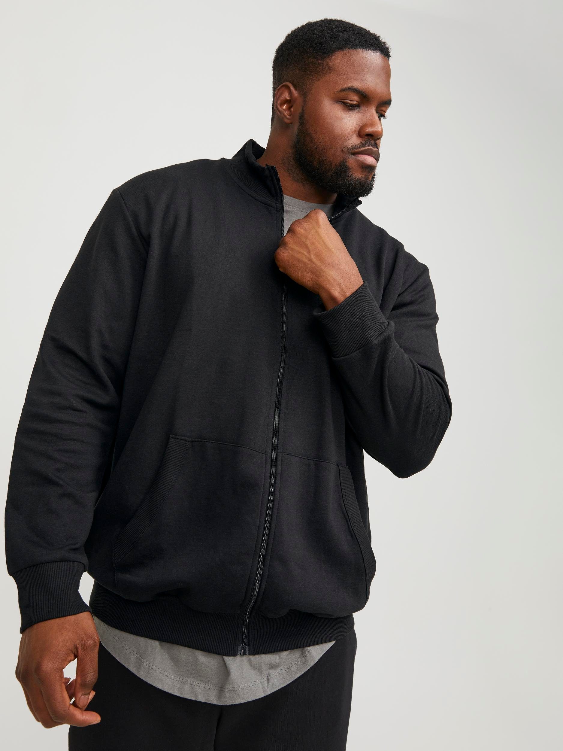Jack & Jones PlusSize Sweatshirt JJEPAULOS SWEAT ZIP NOOS PLS