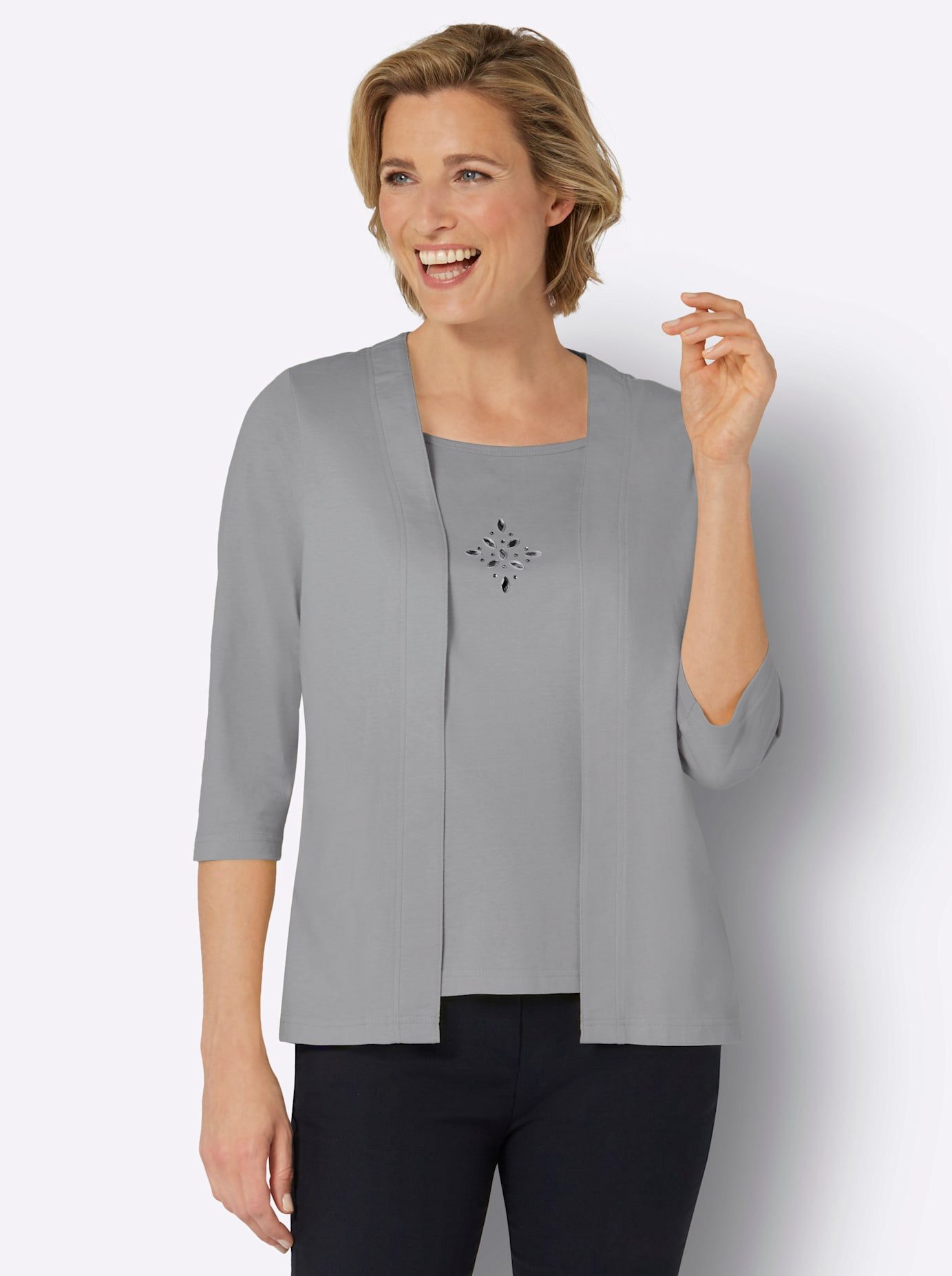Classic Basics 2-in-1-shirt (1-delig)
