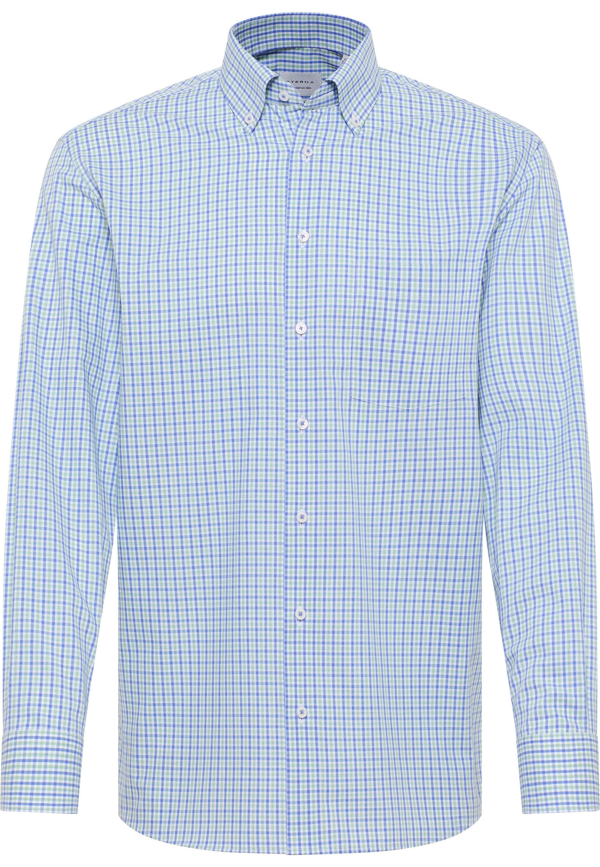 Eterna Overhemd met lange mouwen MODERN FIT NON IRON (strijkvrij)