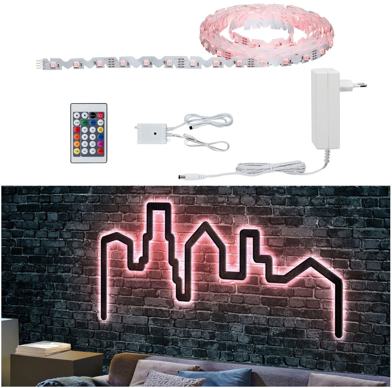 Paulmann Led-strepen FlexLED 3D Basisset 5m RGB (1 stuk)