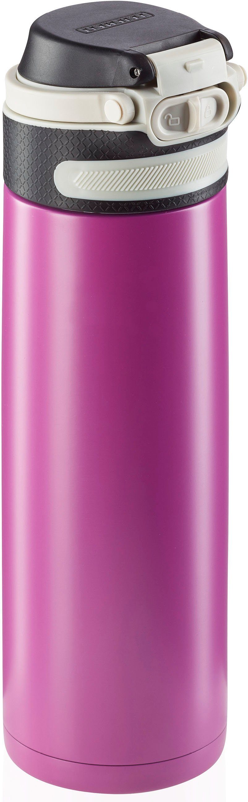 Leifheit Thermofles Flip 600 ml koelboxen & thermosflessen maat 600 ml paars