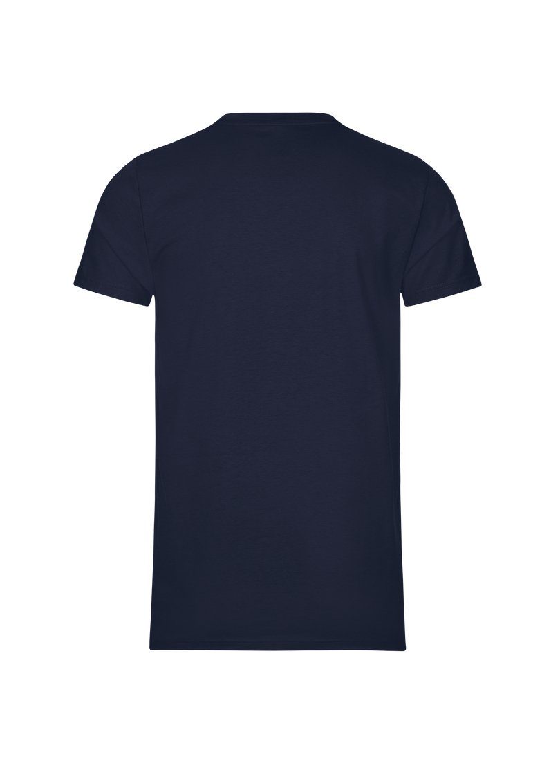 Trigema T-shirt TRIGEMA Slim-fit T-shirt van DELUXE-katoen (1-delig)