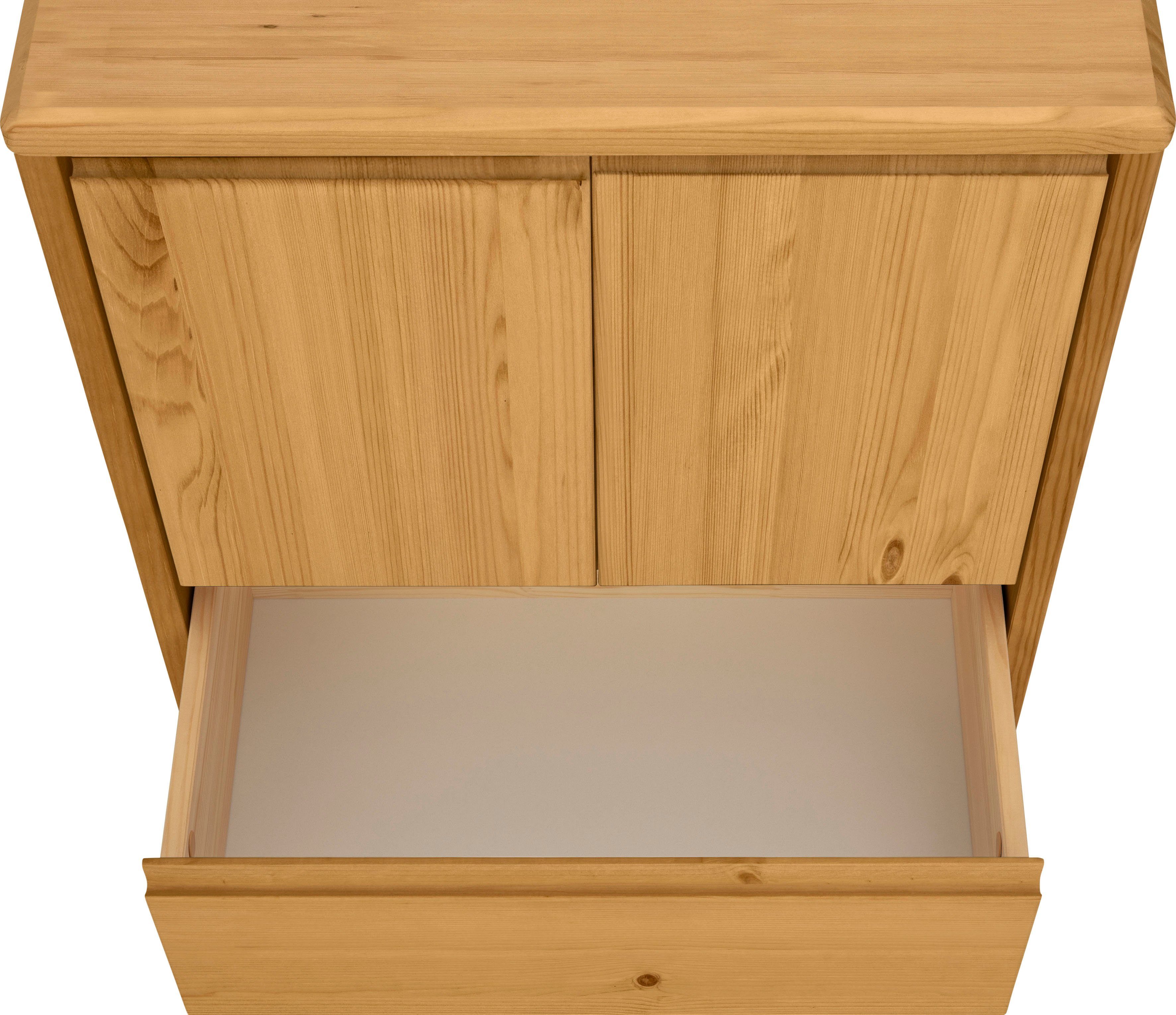 OTTO products Wastafelonderkast Jorrick Breedte 60 cm, grenen met bio olie/was behandeld, sifonuitsparing