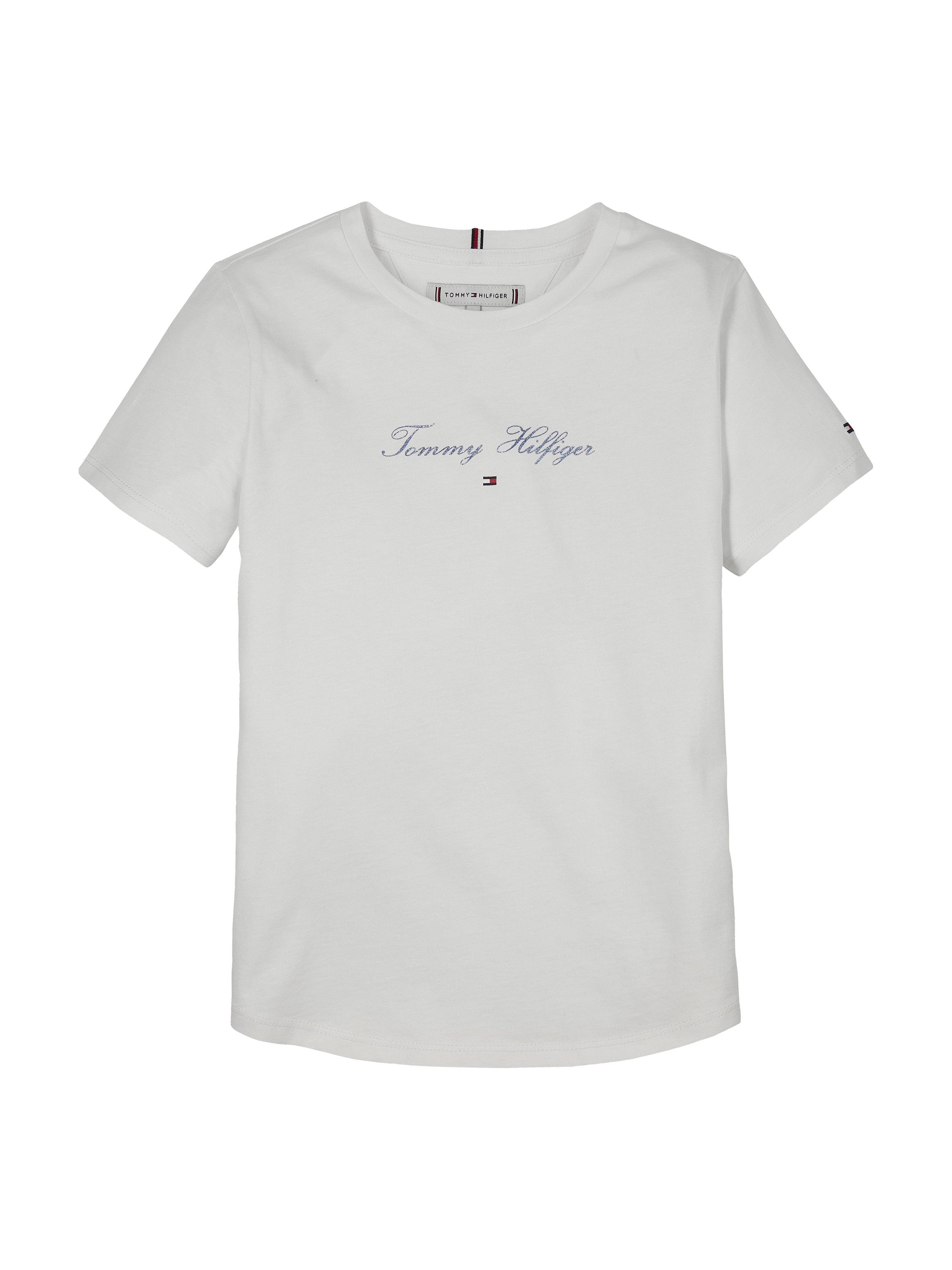 Tommy Hilfiger T-shirt met glinsterend opschrift