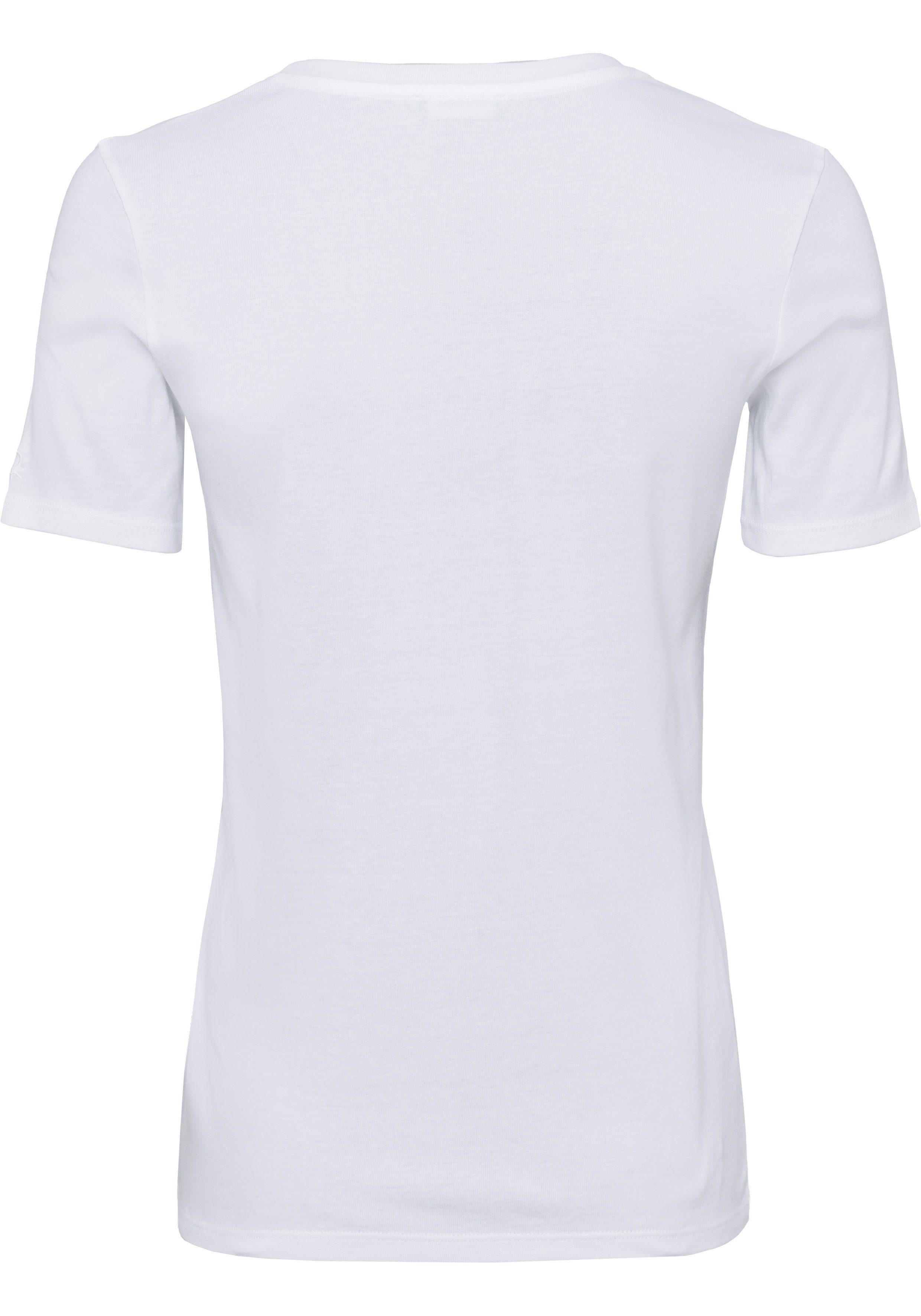 United Colors of Benetton T-shirt met modieuze v-hals
