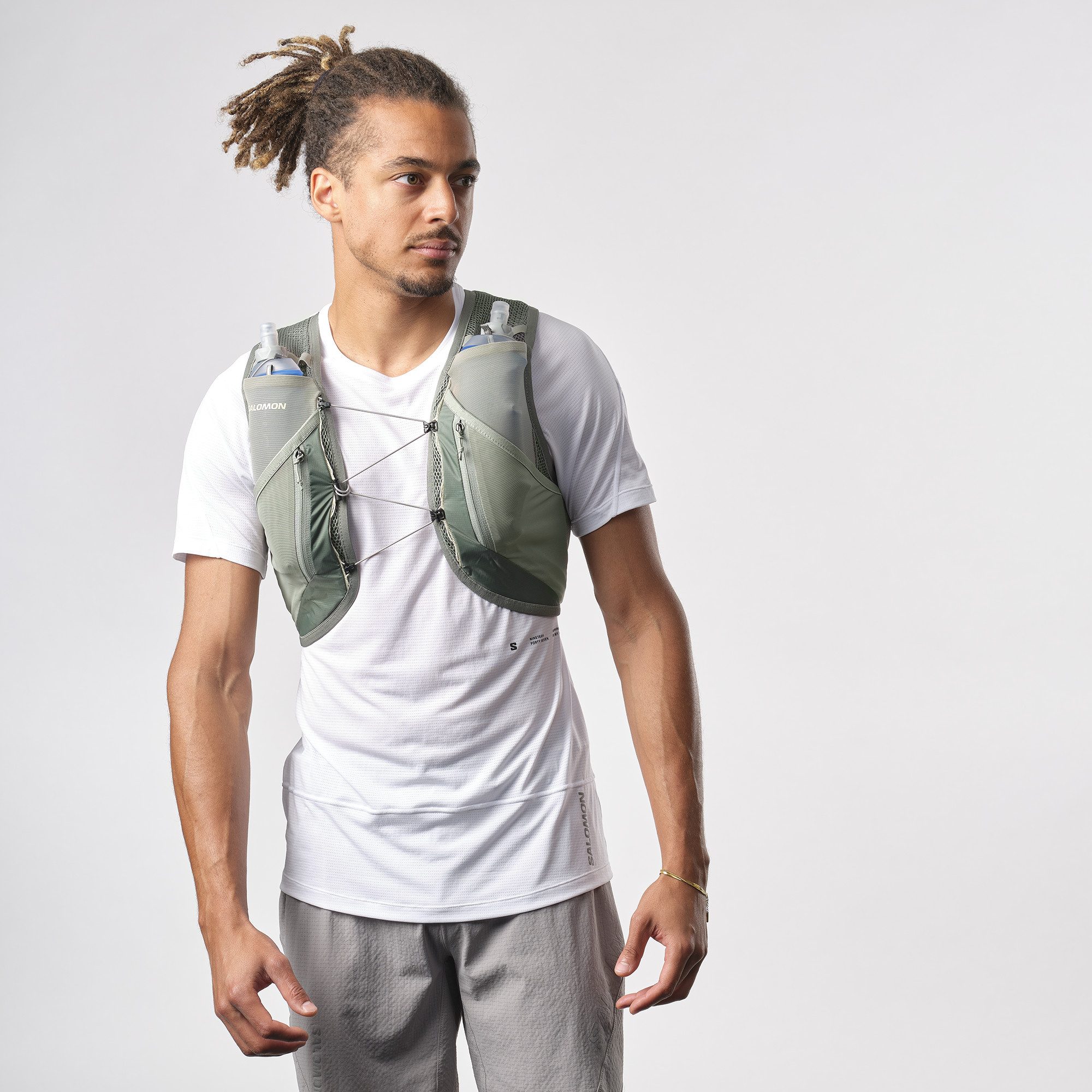Salomon Drinkrugzak ACTIVE SKIN 12 Rugzak / running-bodywarmer inclusief soft flask