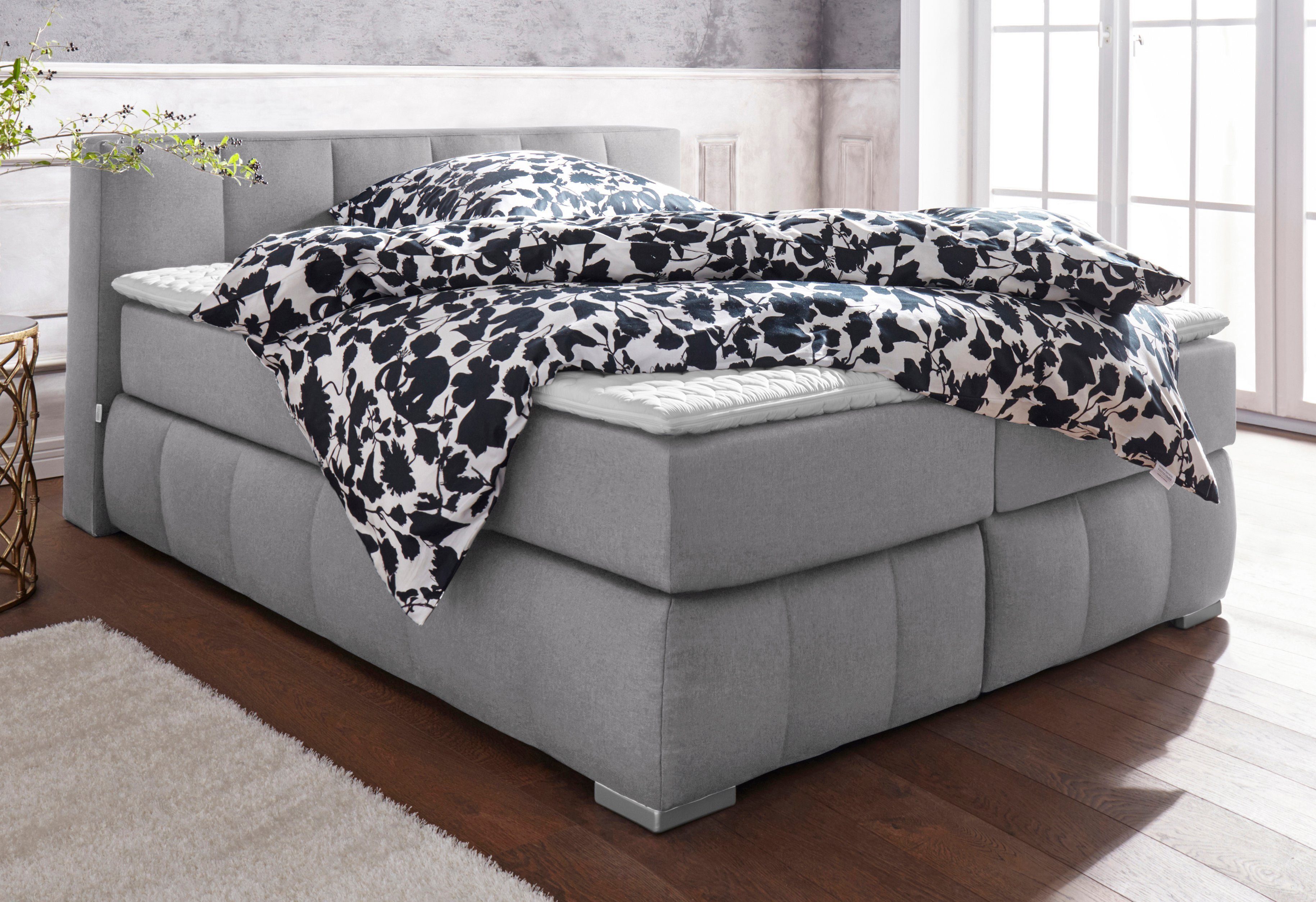 Guido Maria Kretschmer Home&Living Boxspring Chelles incl. matrastopper, in xxl- extra lang 220 cm, onderbak met elegante welving