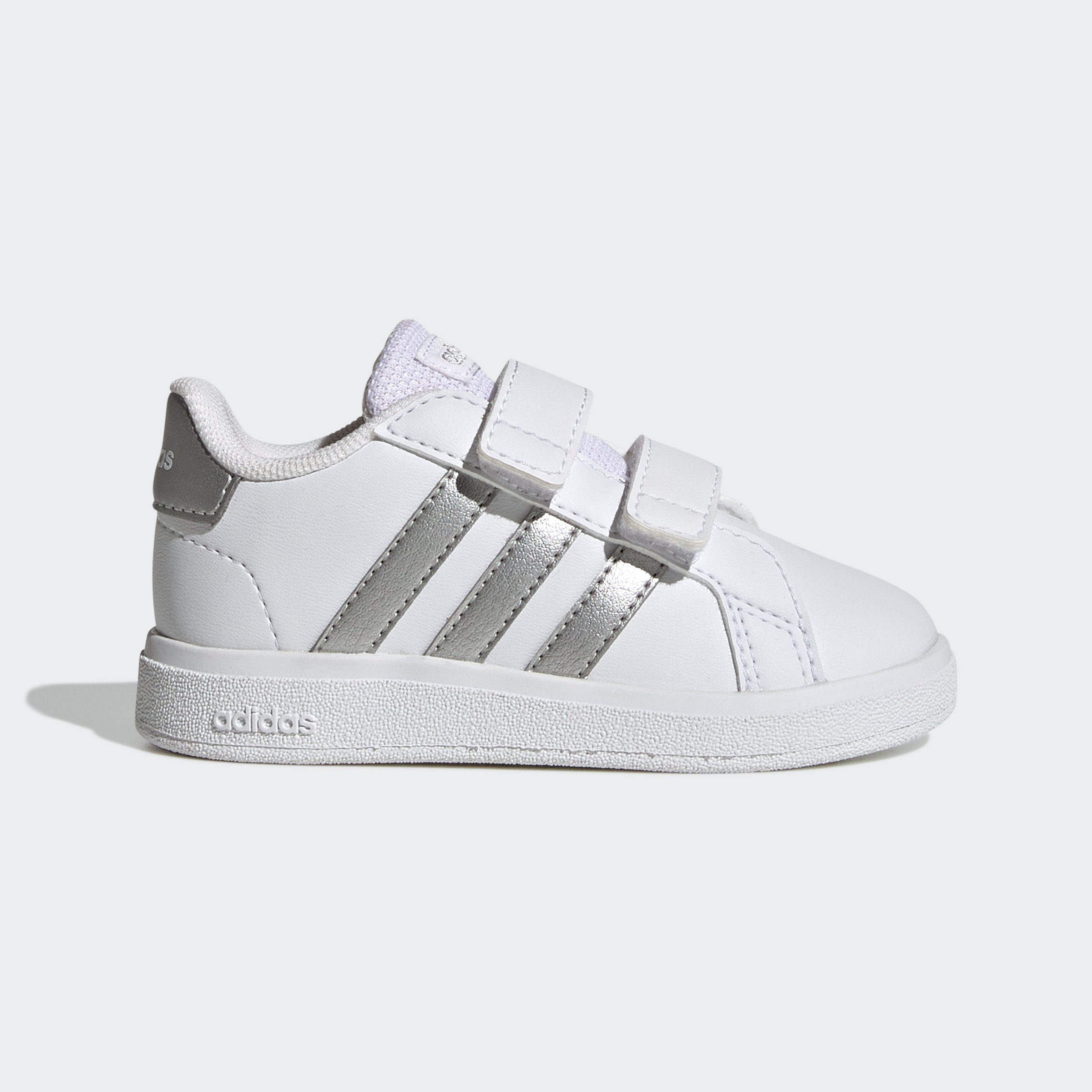 adidas Sportswear Sneakers GRAND COURT LIFESTYLE HOOK AND LOOP voor kinderen, ontwerp geïnspireerd door de adidas superstar