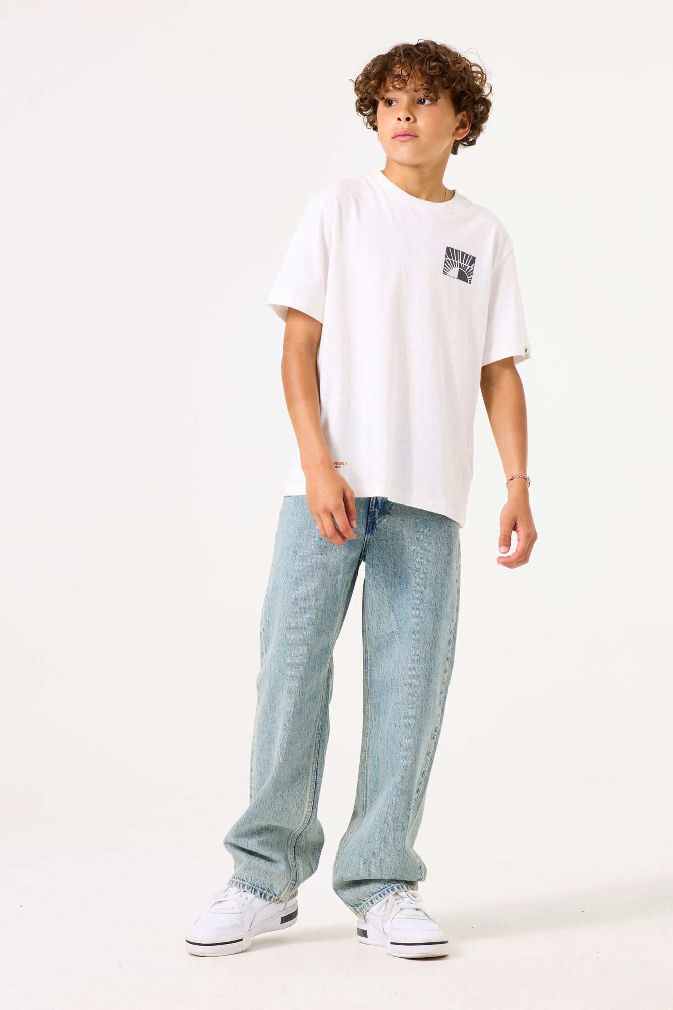 Garcia T-shirt met front- en backprint voor jongens