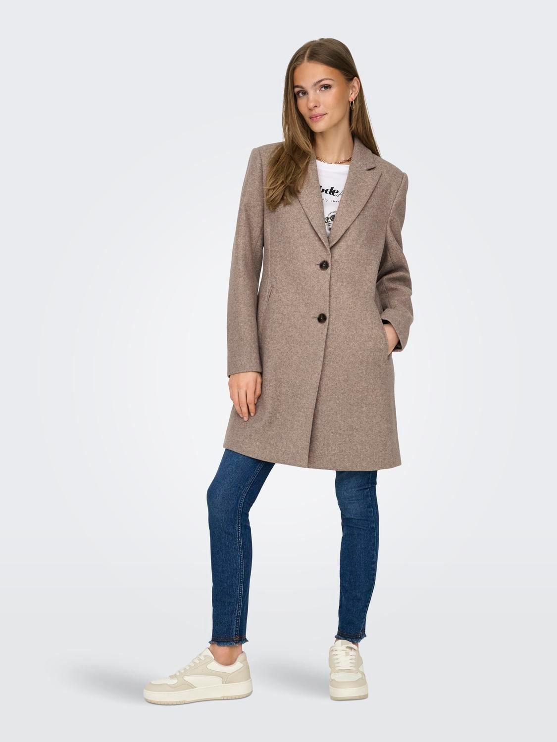 JDY Korte jas JDYECHO LIFE COAT OTW NOOS