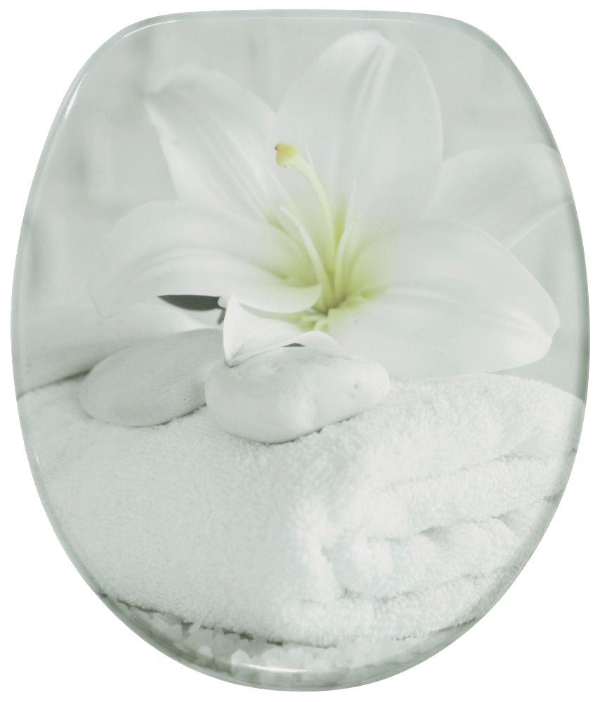 Sanilo Set badkameraccessoires Good Feeling bestaand uit toiletzitting, badmat en wastafelplug (complete set, 3-delig)