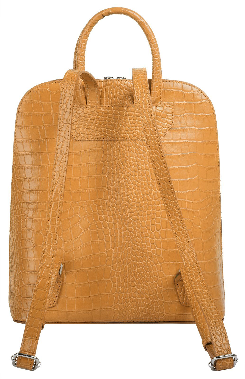 Cluty Rugzak echt leer, made in italy