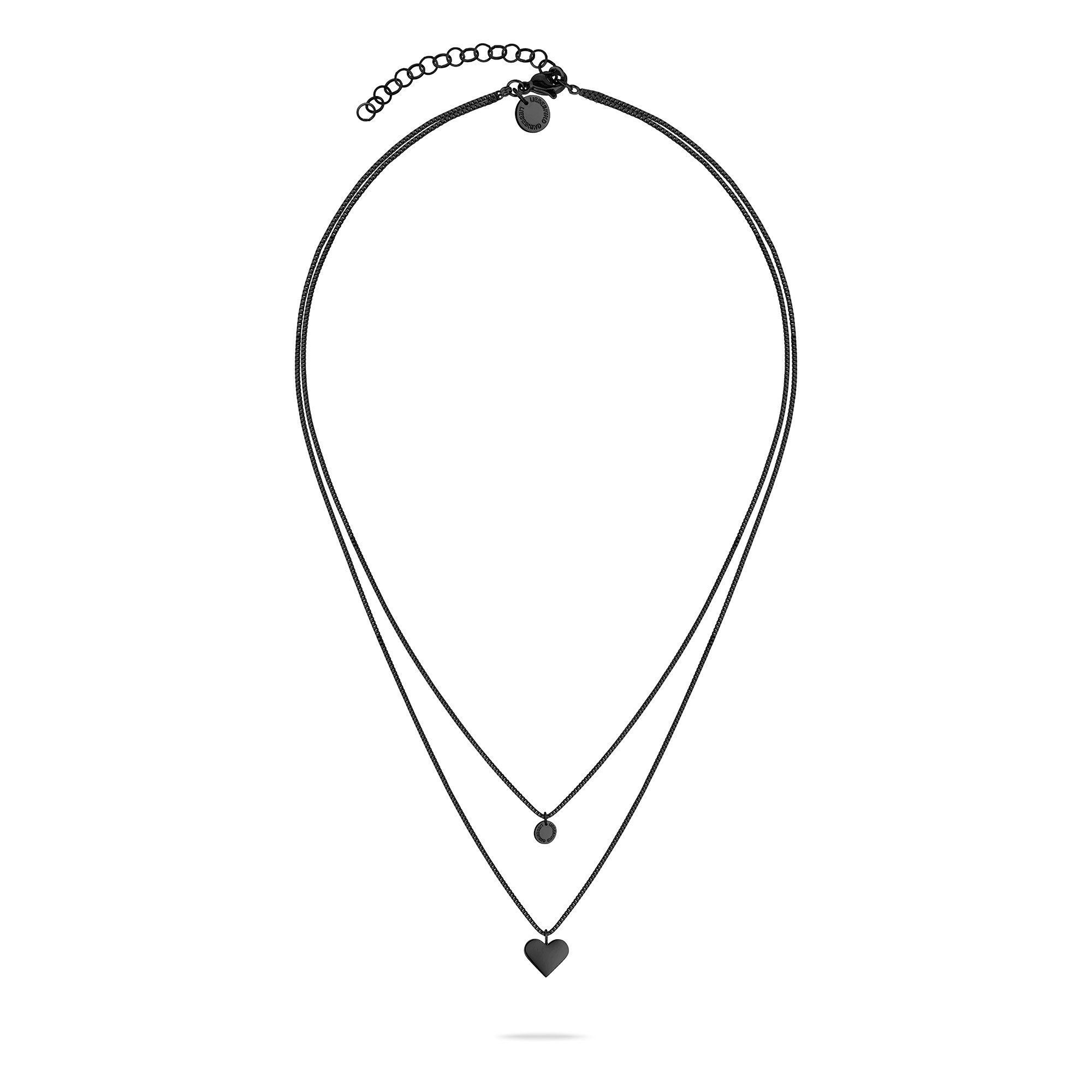 Liebeskind Berlin Ketting met hanger Sieraden RVS Layered Love Hart LJ-1560 LJ-1592 LJ-1593 LJ-1594