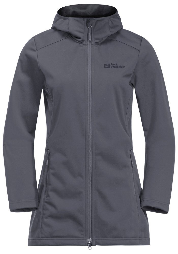 Jack Wolfskin Softshell-jas WINDHAIN COAT W