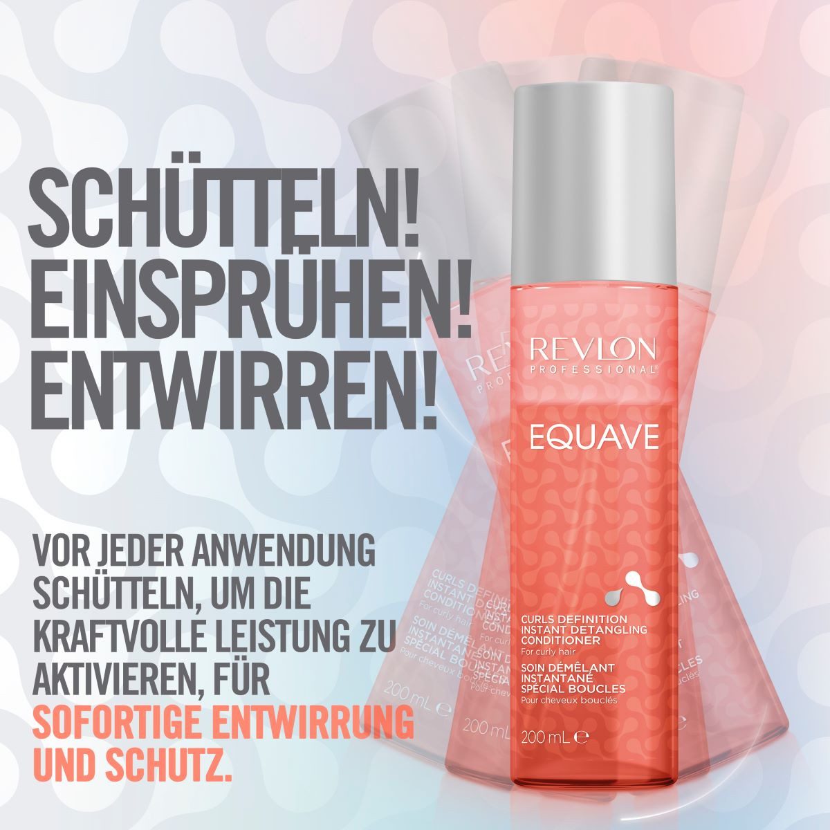 REVLON PROFESSIONAL Haarconditioner Leave-in verzorging Equave Curls Definition Instant Detangling Conditioner