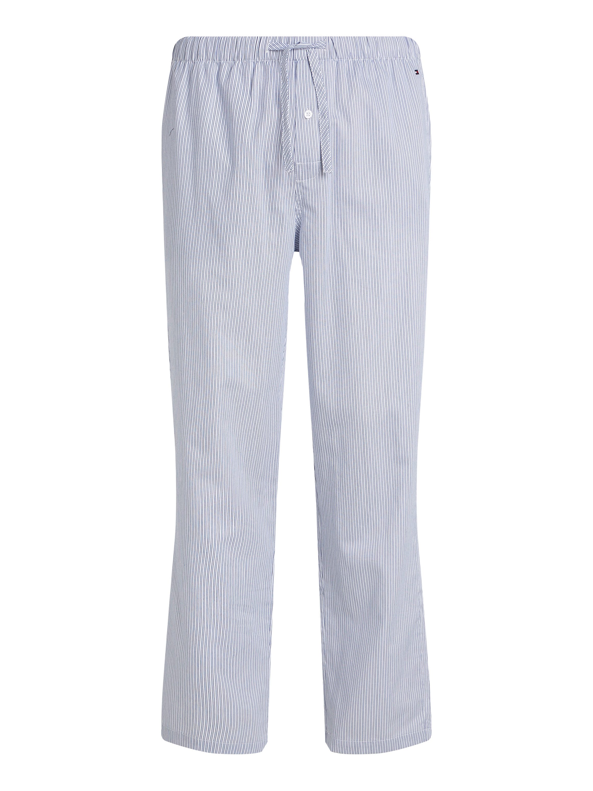 Tommy Hilfiger Underwear Pyjamabroek WOVEN PJ PANT PRINT met gestreept patroon (set, 2 stuks)