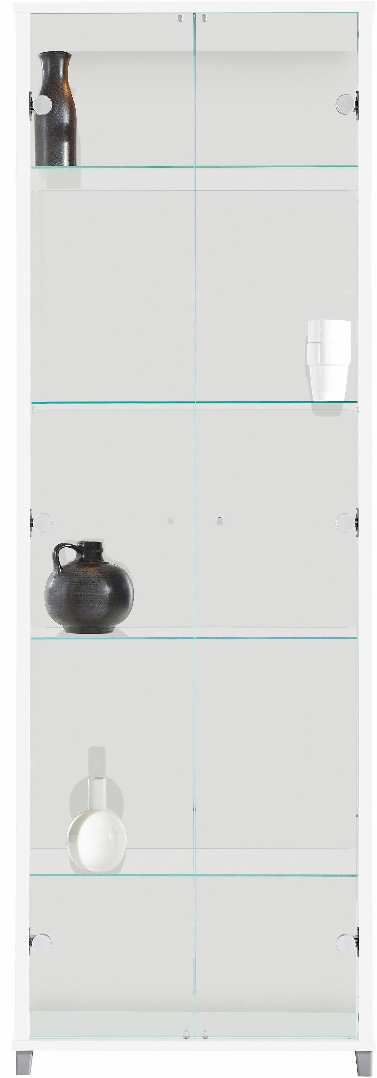 fif möbel Vitrinekast OPTIMA Standvitrine, vitrinekast, glazen vitrine, verzamelvitrine