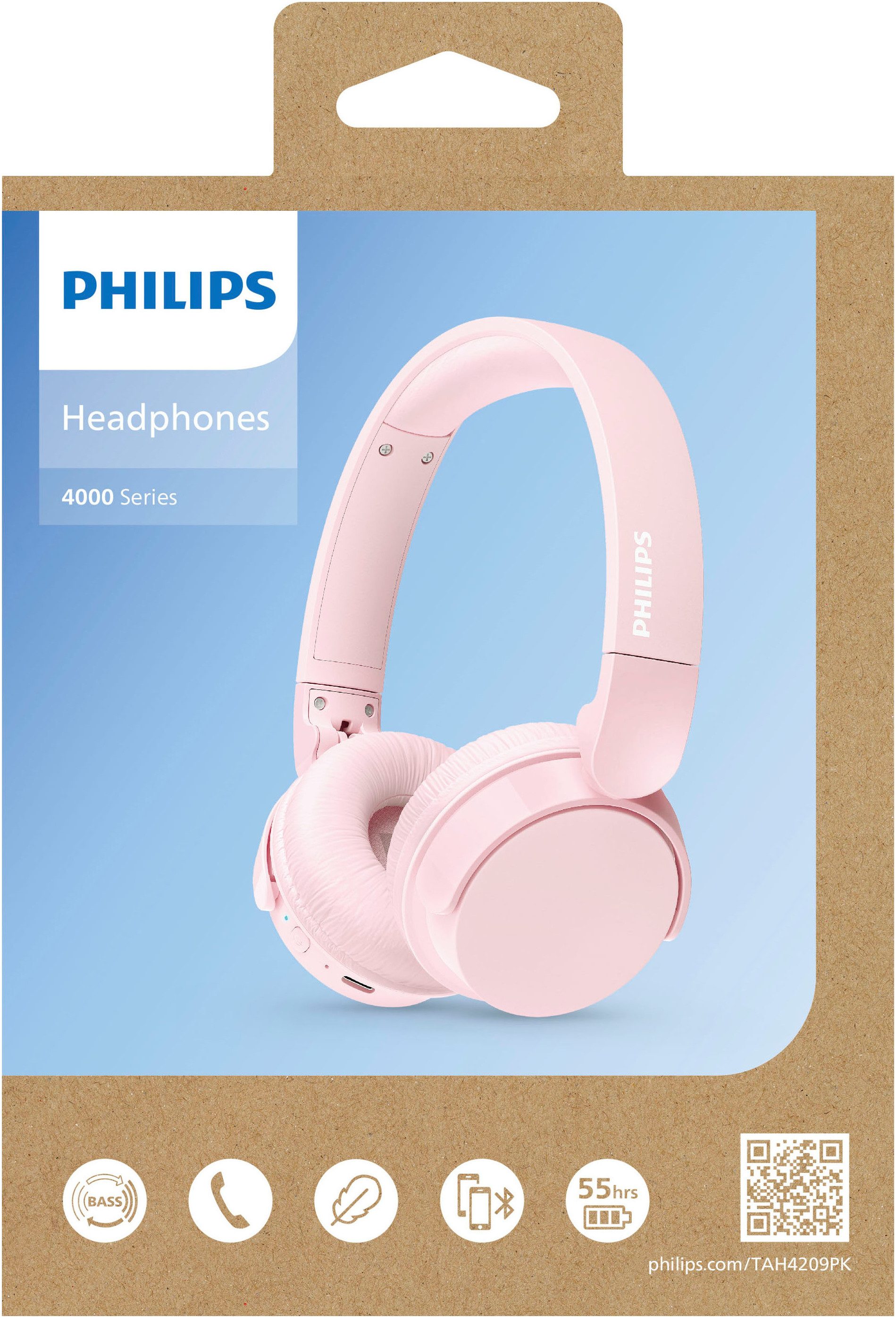 Philips On-ear koptelefoon TAH4209