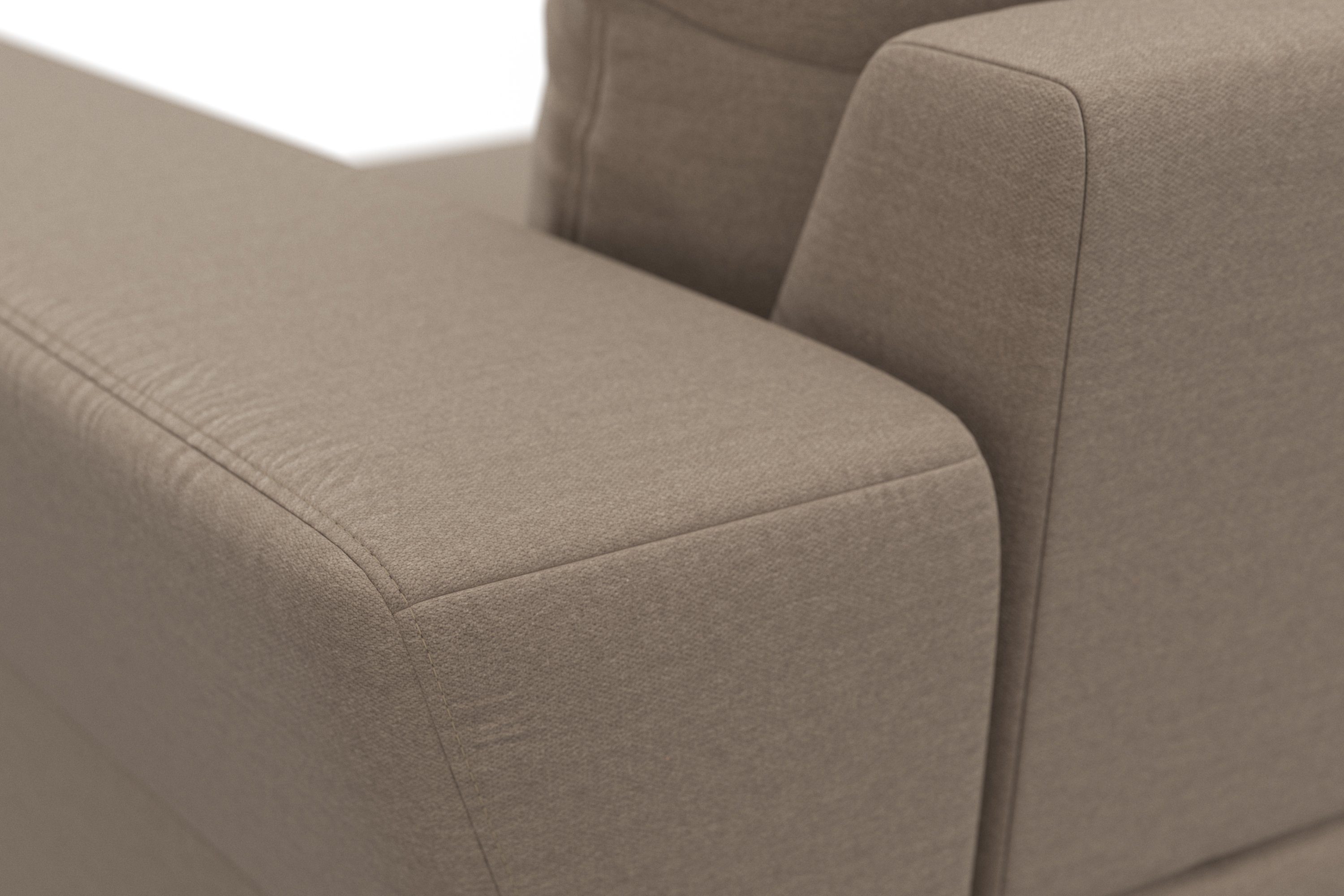 sit&more Hoekbank Cadabra L-vorm Breedte 356 cm, met zitdiepteverstelling