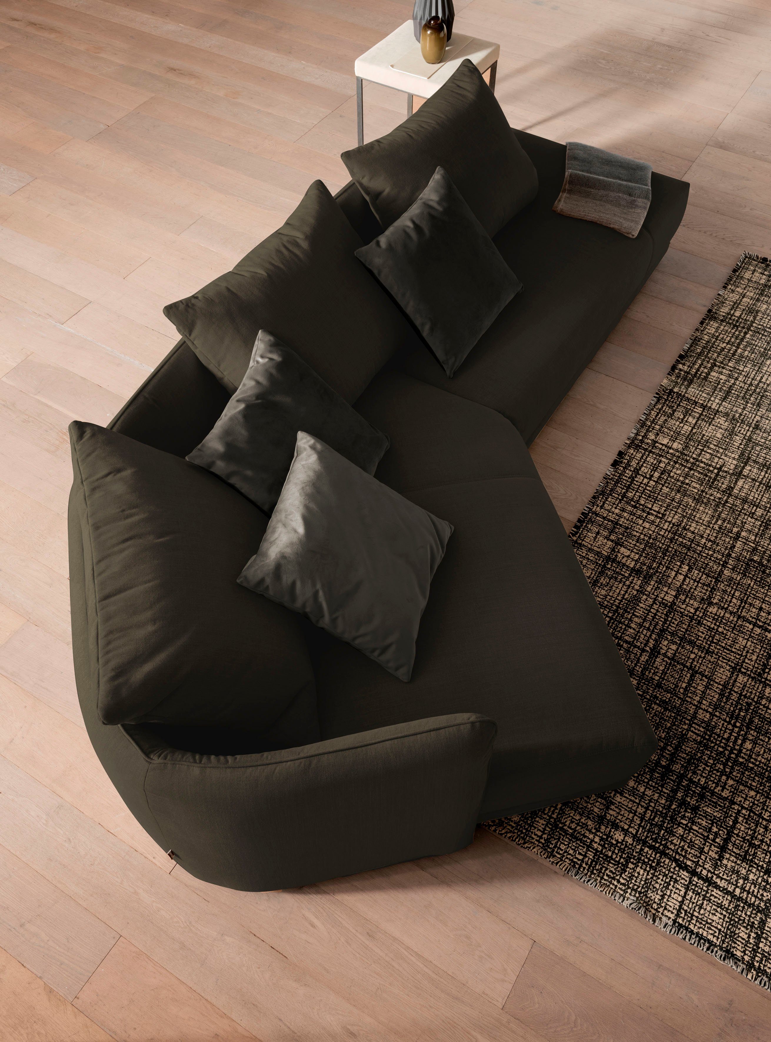 designwerk Hoekbank New York, extravagante designsofa met geweldig zitcomfort, L-vorm