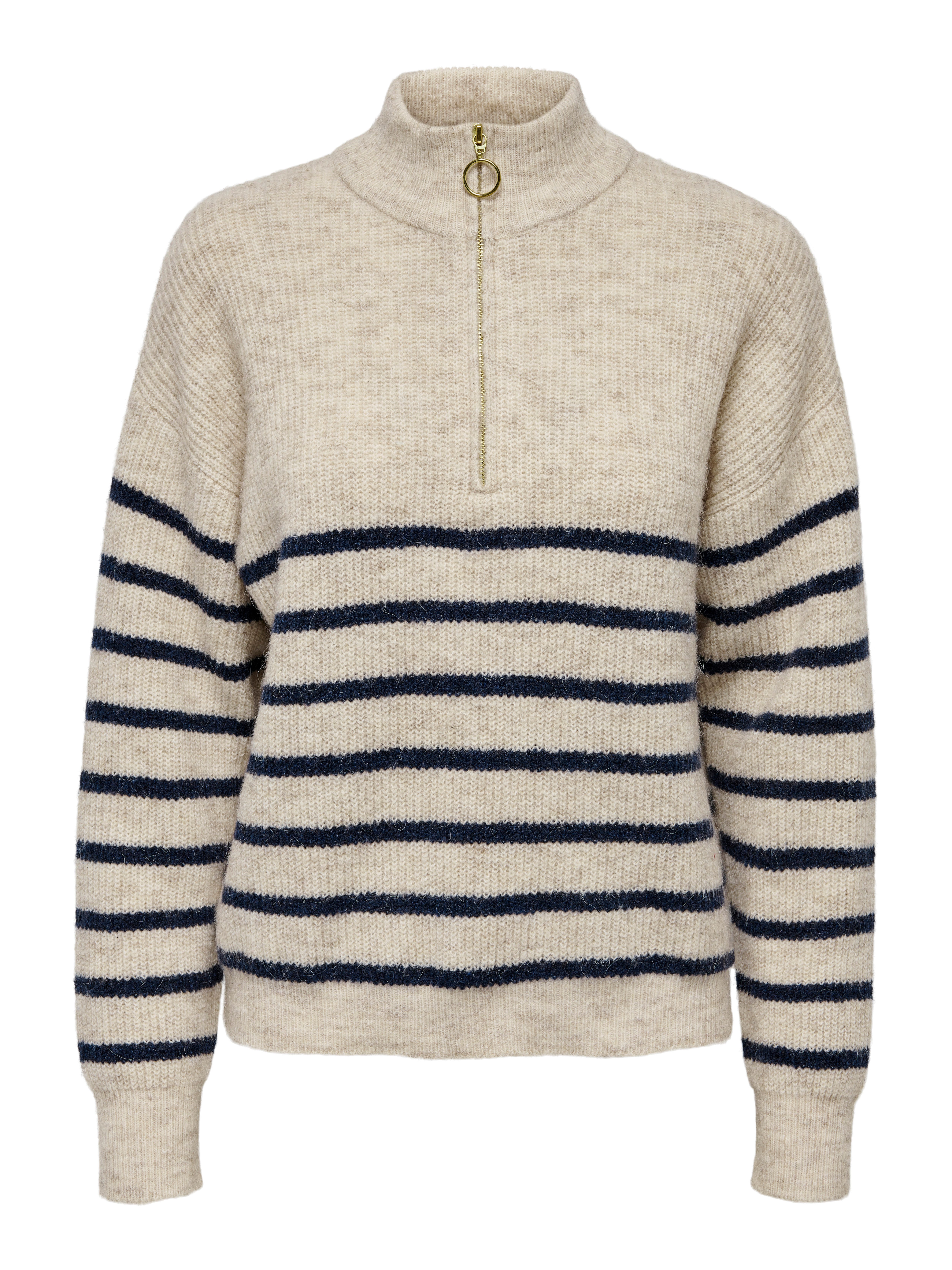 Only Gebreide trui ONLTOKYO L S ZIP PULLOVER KNT NOOS