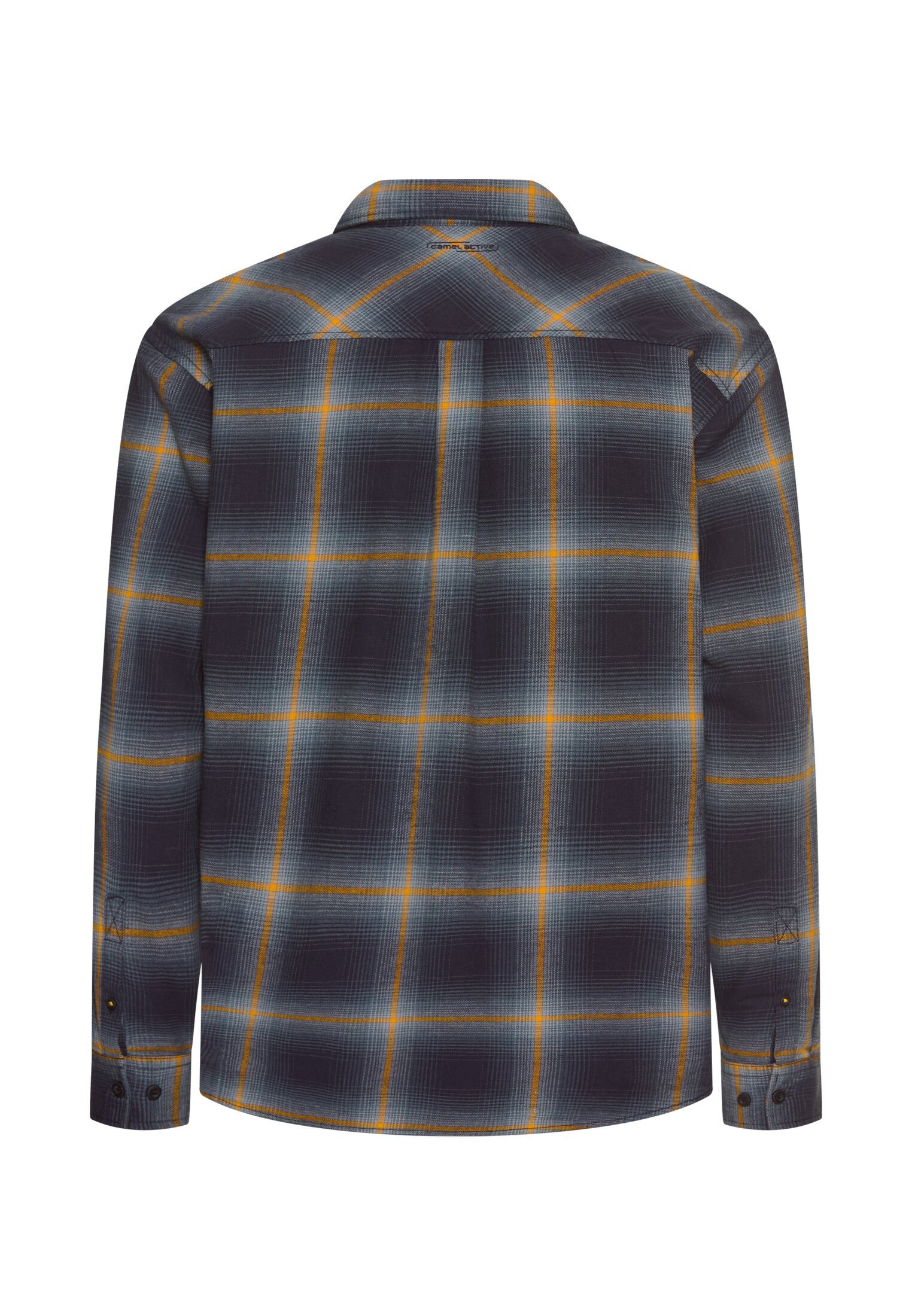 camel active Overhemd met lange mouwen met geborduurd logo