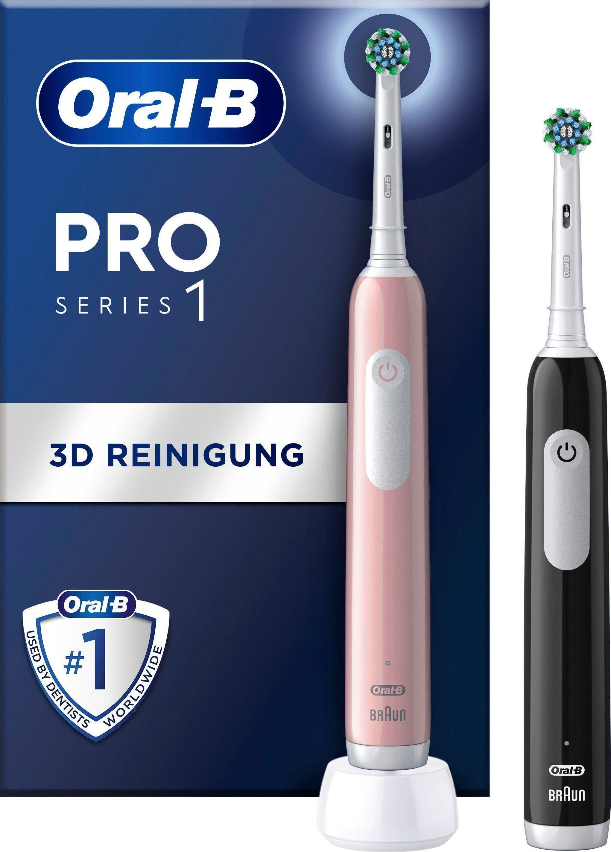 Oral B Elektrische tandenborstel PRO Series 1 set van 2