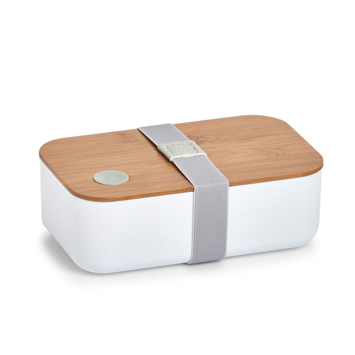 Zeller Present Lunchbox moderne lunchbox (1-delig) voedsel bewaardozen wit