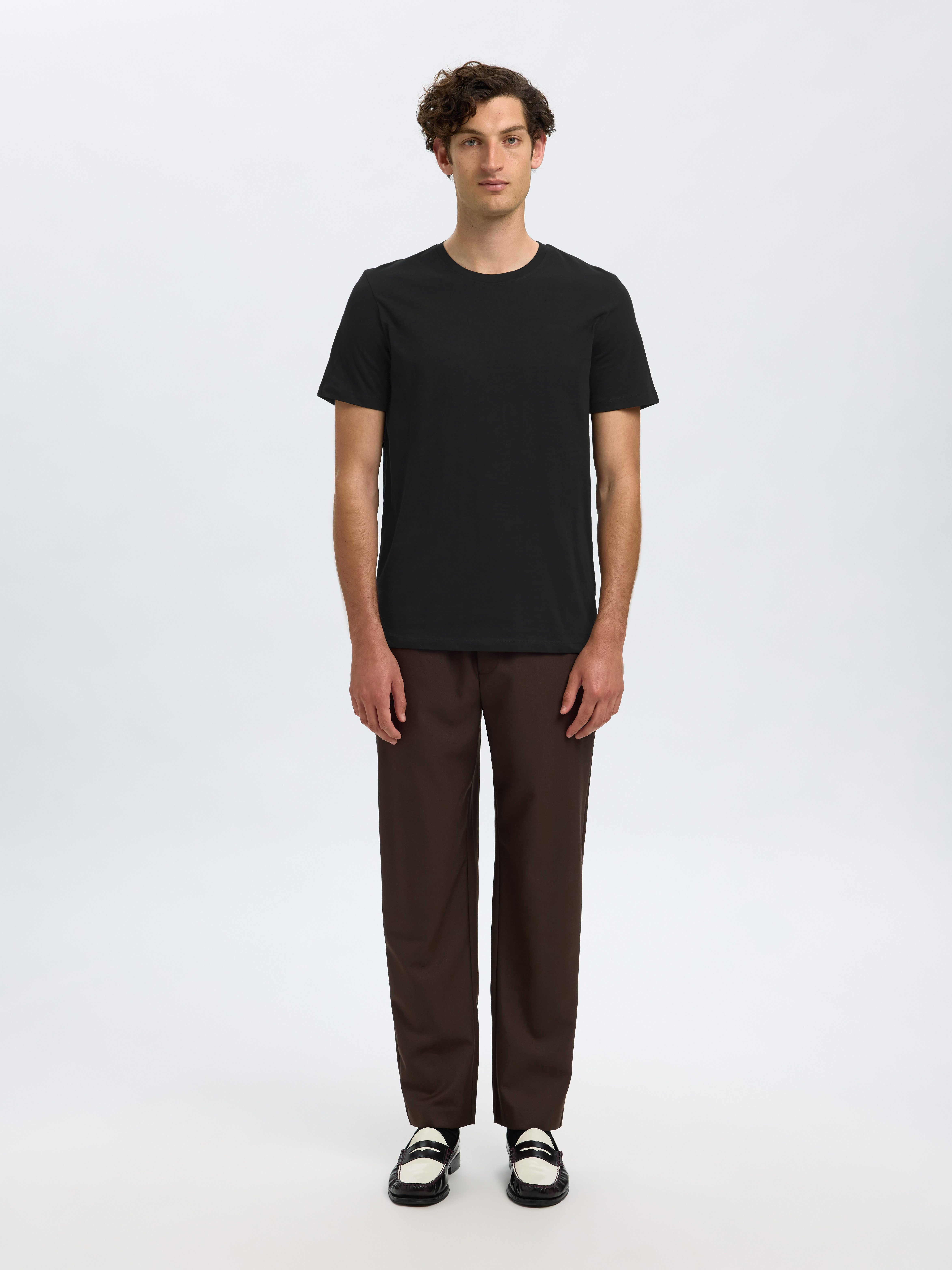 SELECTED HOMME Shirt met ronde hals SLHCORMAC SS O-NECK TEE 5 PACK NOOS (set, 5-delig)