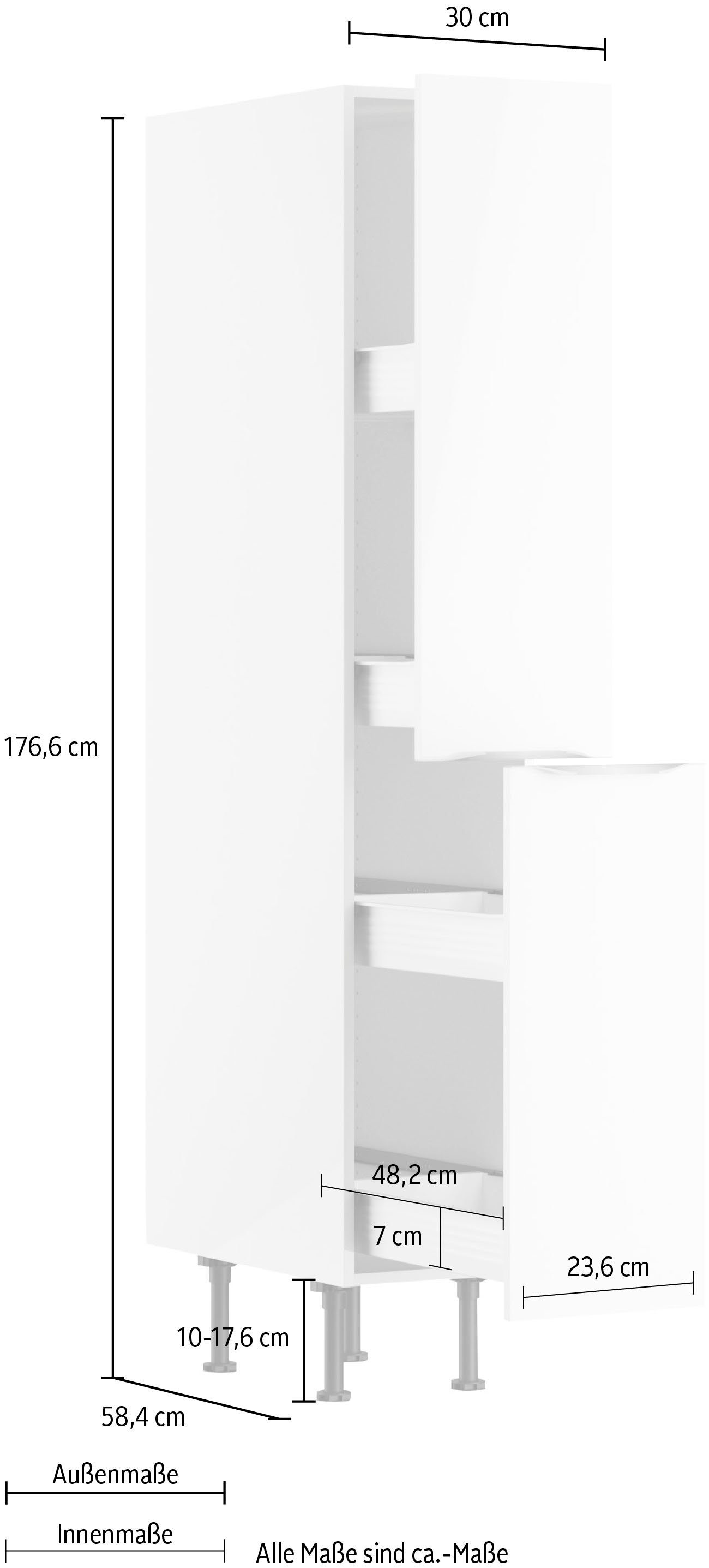 OPTIFIT Apothekerskast Aken