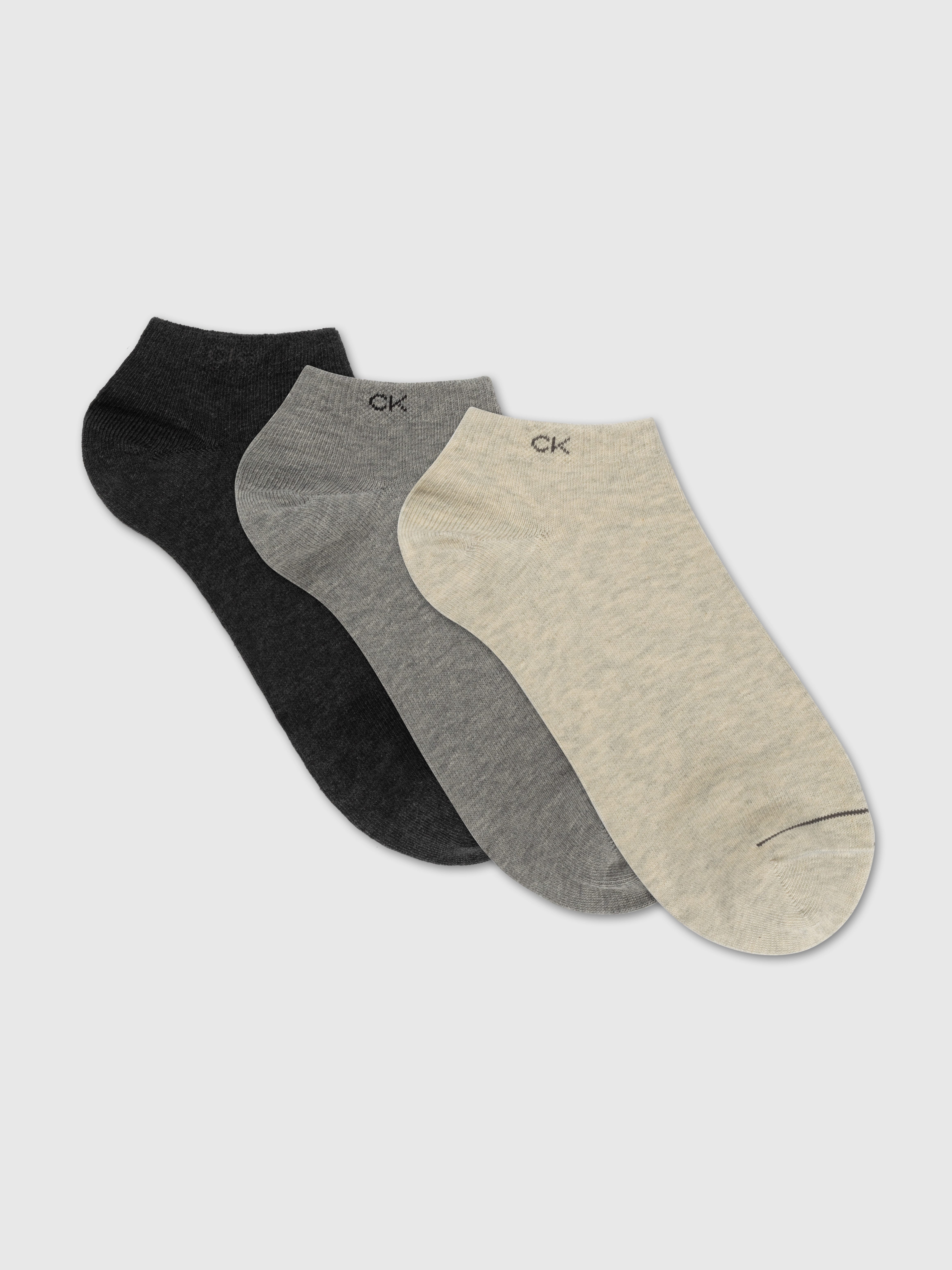 Calvin Klein Sneakersokken CK MEN SNEAKER 3P met logo bij de boord (3 paar, 3 paar)