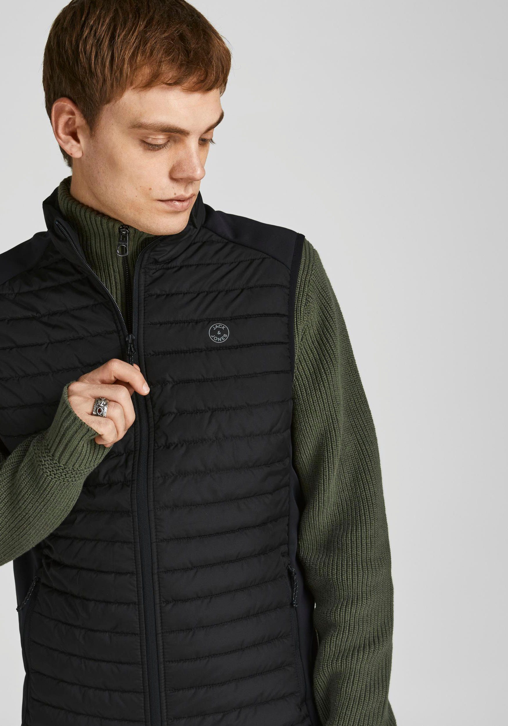 Jack & Jones Bodywarmer MULTI BODYWARMER COLLAR