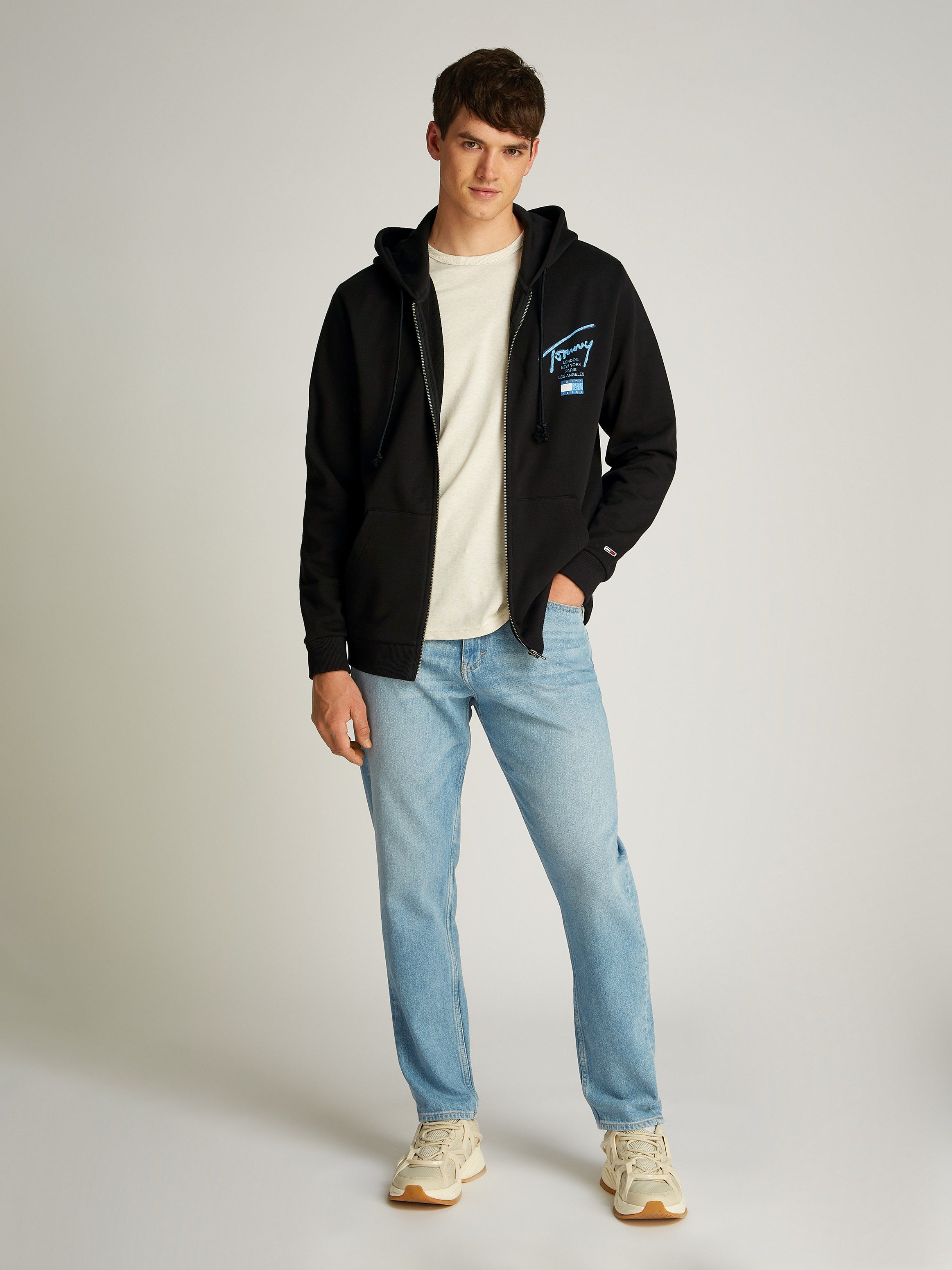 TOMMY JEANS Sweatvest TJM REG SIG TWIST ZIPTHRU EXT