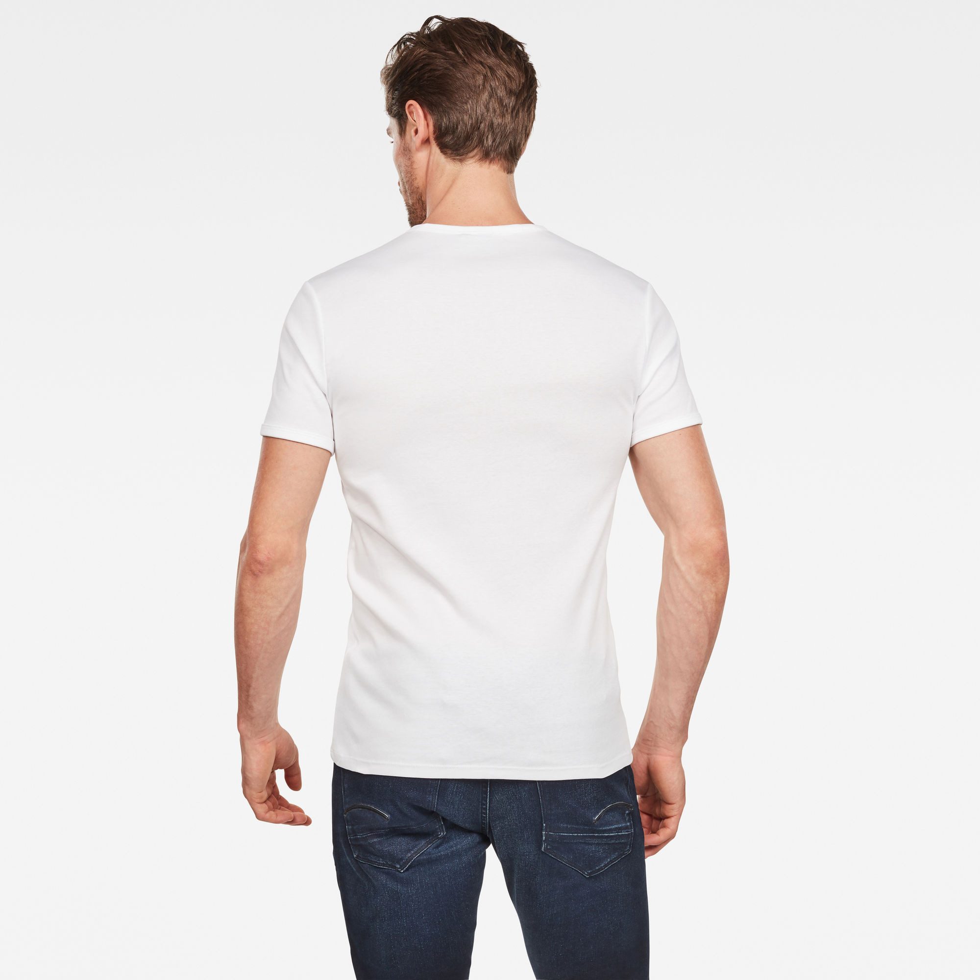 G-Star RAW T-shirt Base V 2-Pack (set, 2-delig)