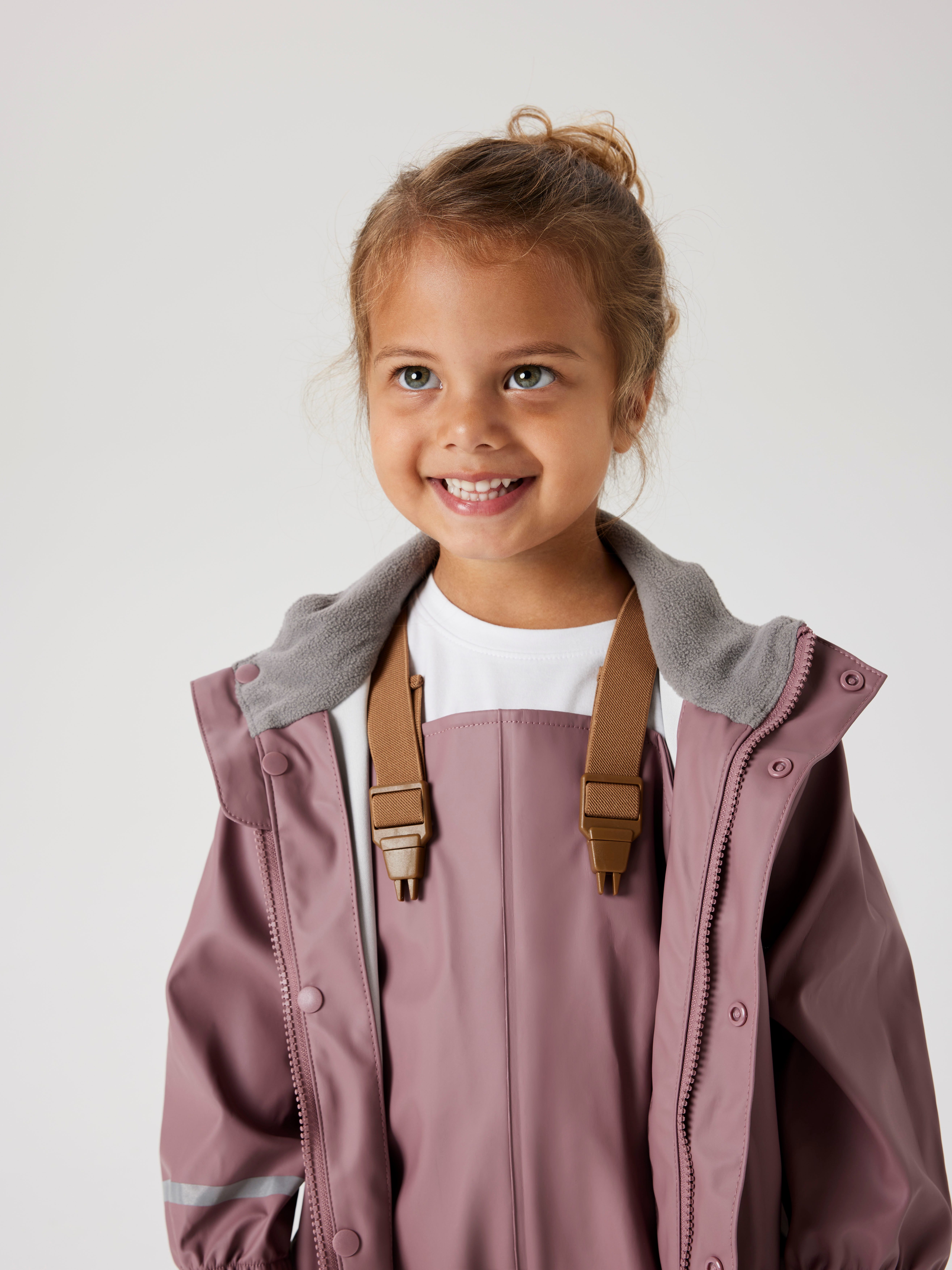 Name It Regenjas NKNDRY10 voor meisjes met regenjas en broek in set (set, 2-delig)