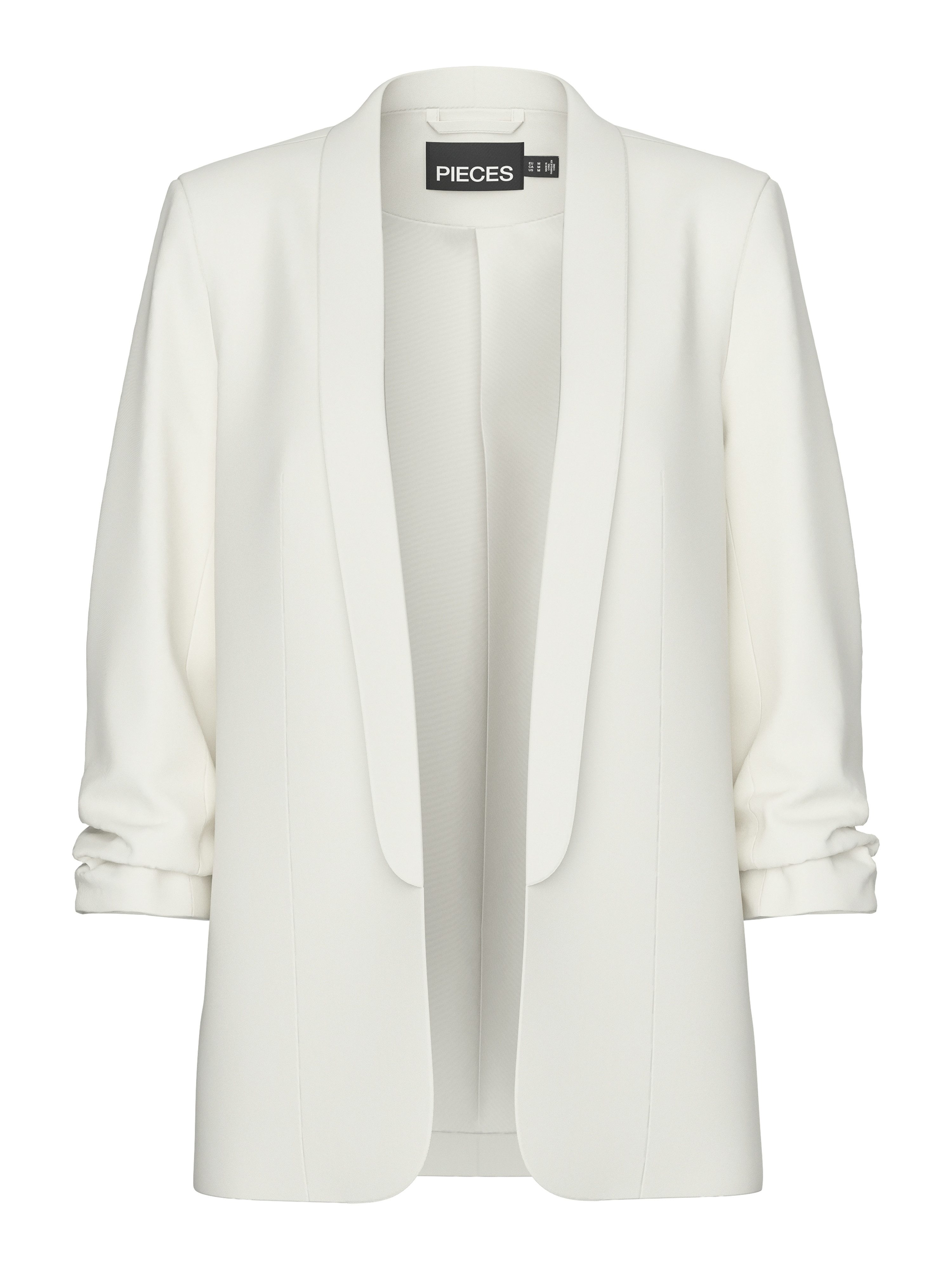 pieces Blouseblazer PCBOSELLA 3/4 BLAZER NOOS met plooidetail op de mouw