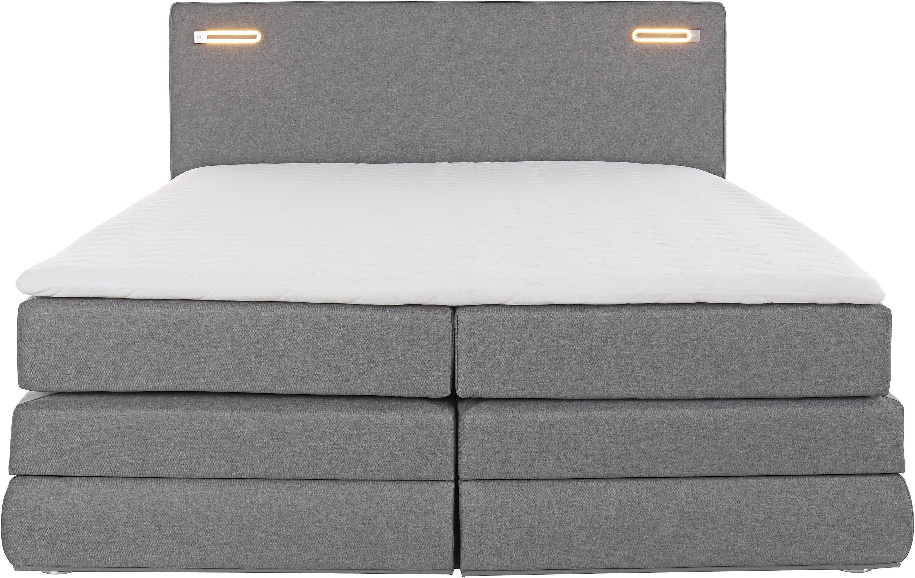 COLLECTION AB Boxspring Ninoni incl. bedlade, topper en optioneel met led-verlichting