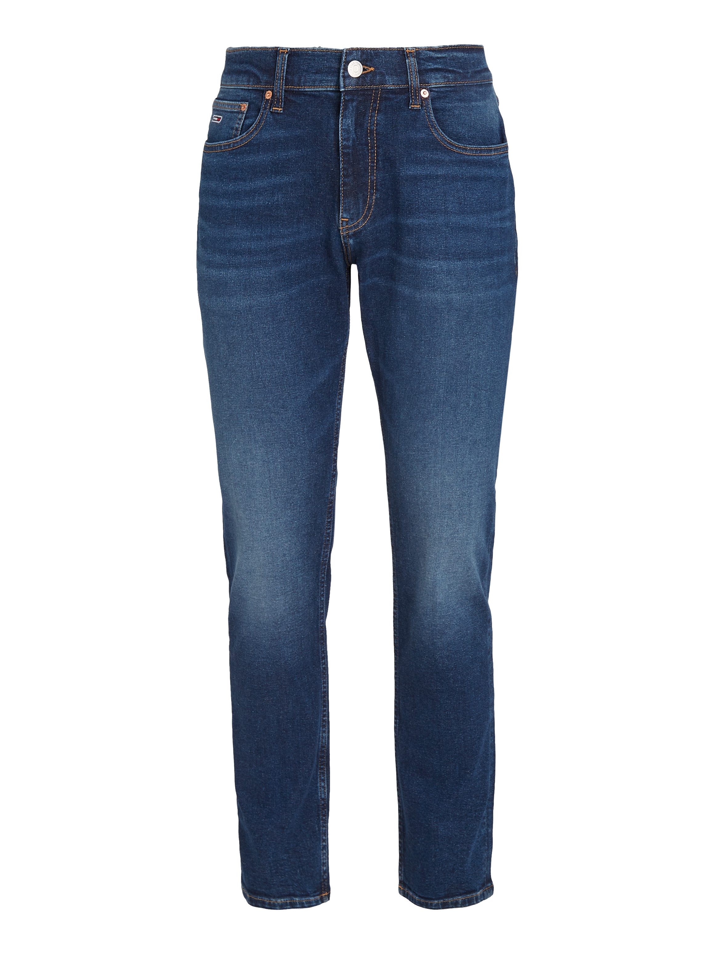 TOMMY JEANS Regular fit jeans RYAN RGLR STRGHT met gestempeld logo