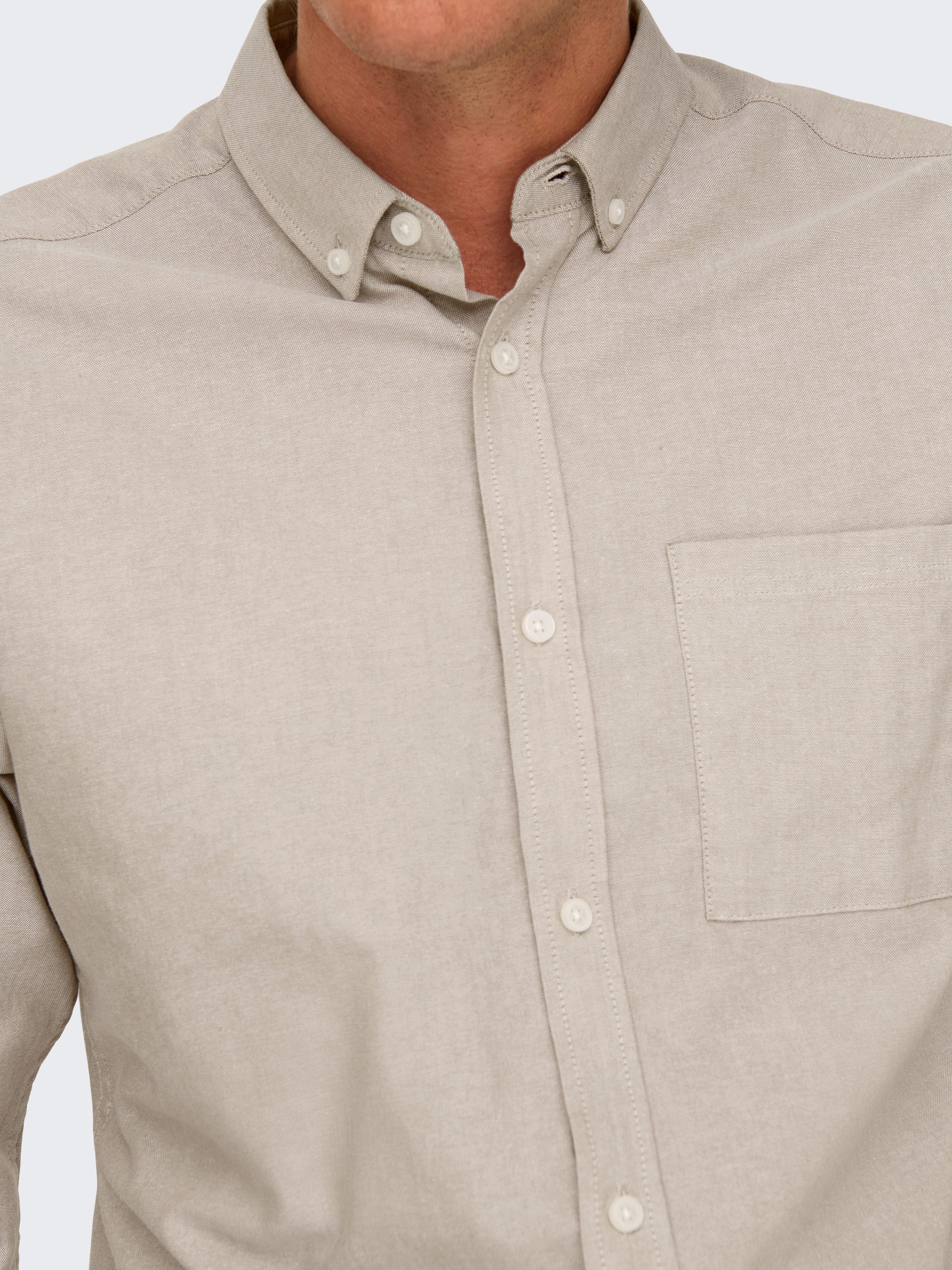 ONLY & SONS Overhemd met lange mouwen ONSALVARO LS OXFORD SHIRT