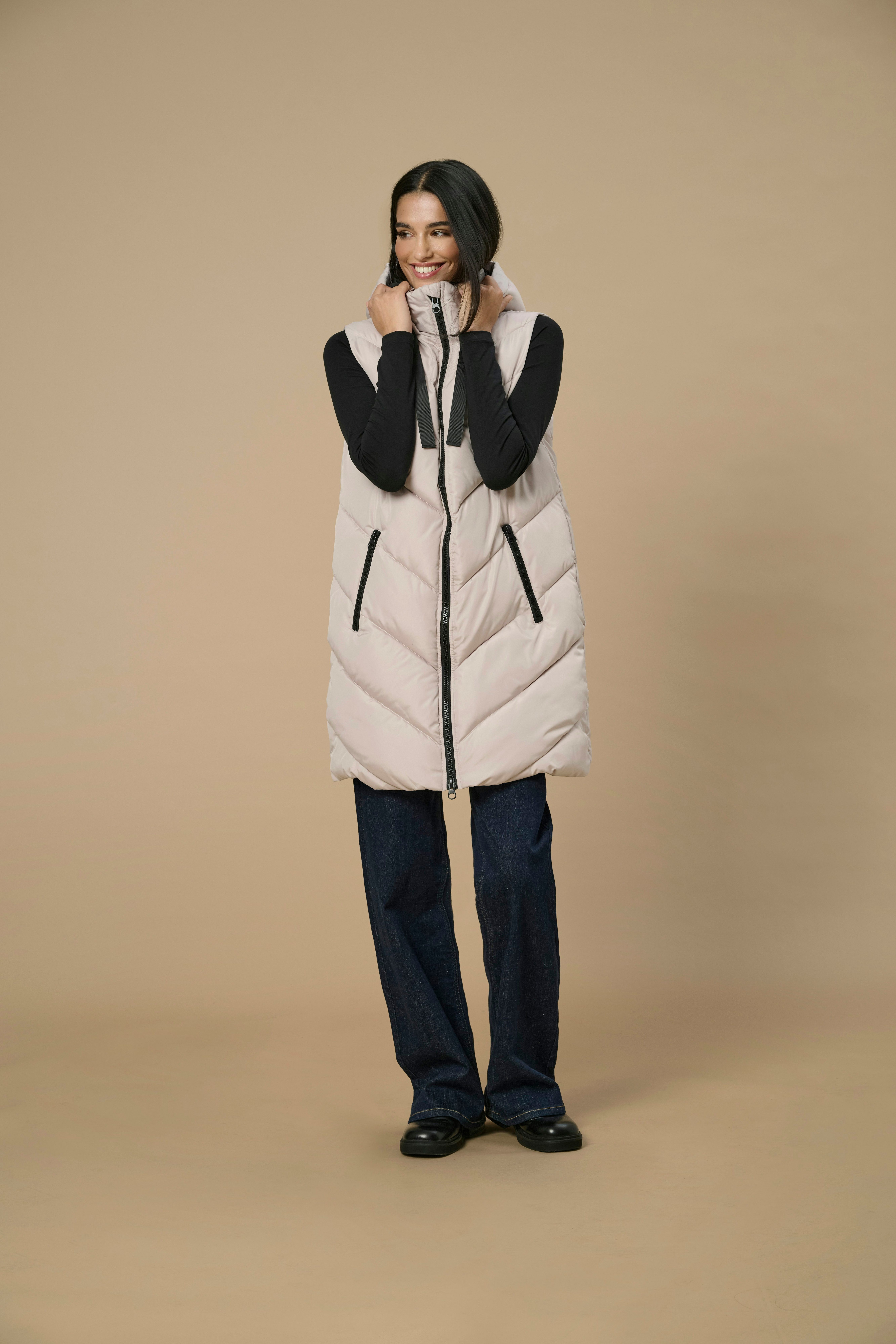 JDY Bodywarmer JDYSKYLAR LIFE HOOD WAISTCOAT OTW NOOS