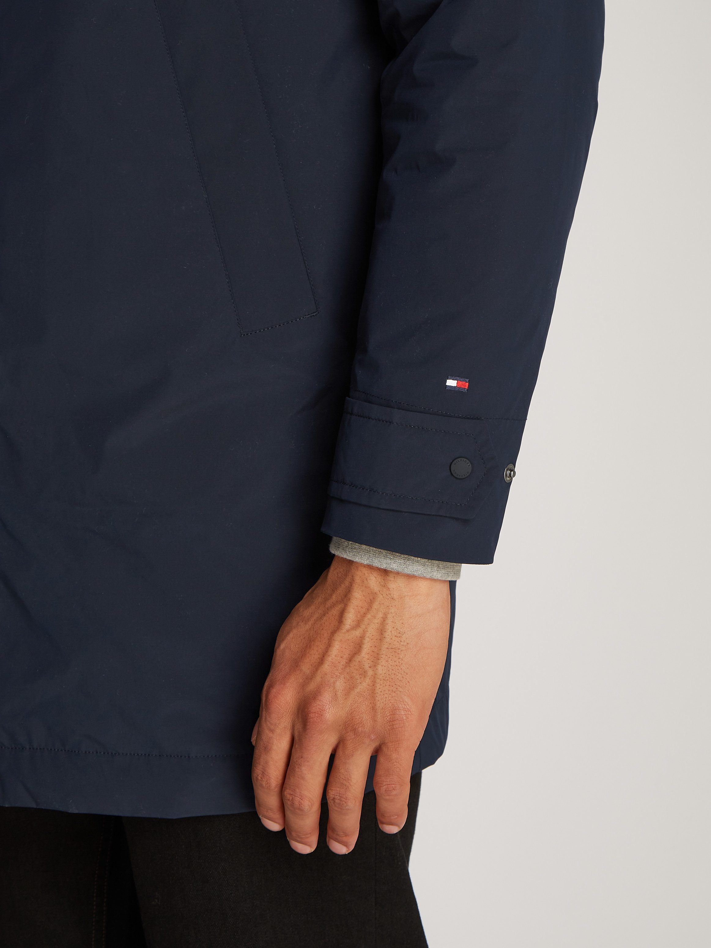 Tommy Hilfiger Korte jas LW PACKABLE CARCOAT met drukknoopsluiting