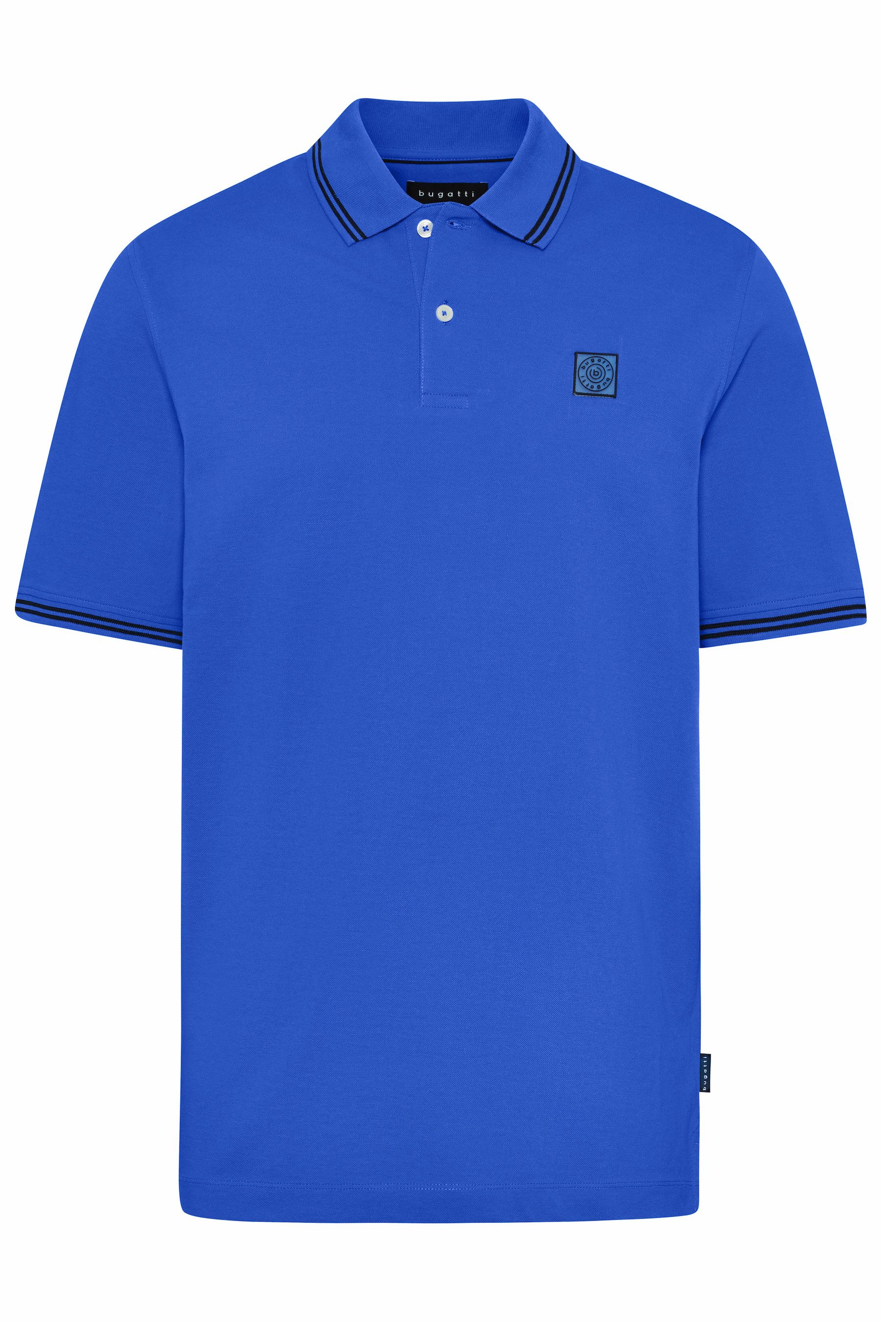 Bugatti Poloshirt met contraststrepen