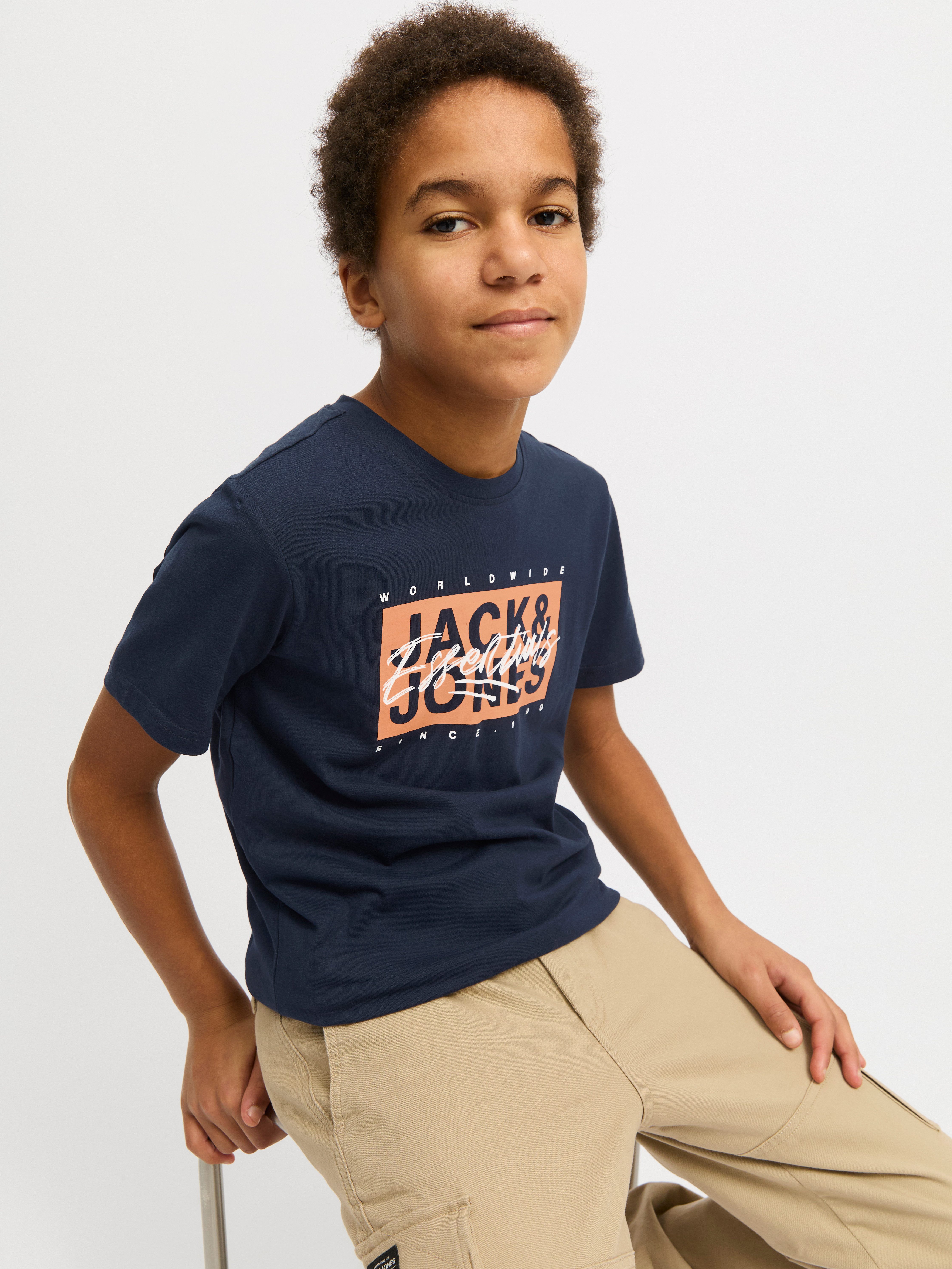 Jack & Jones Junior T-shirt JJCOLTON TEE SS CREW NECK JNR