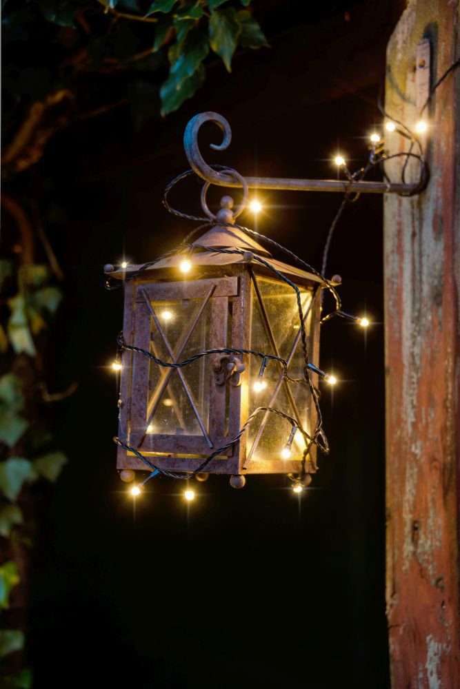 KONSTSMIDE Led-lichtsnoer Kerstversiering buiten gevroren, 80 warmwitte diodes