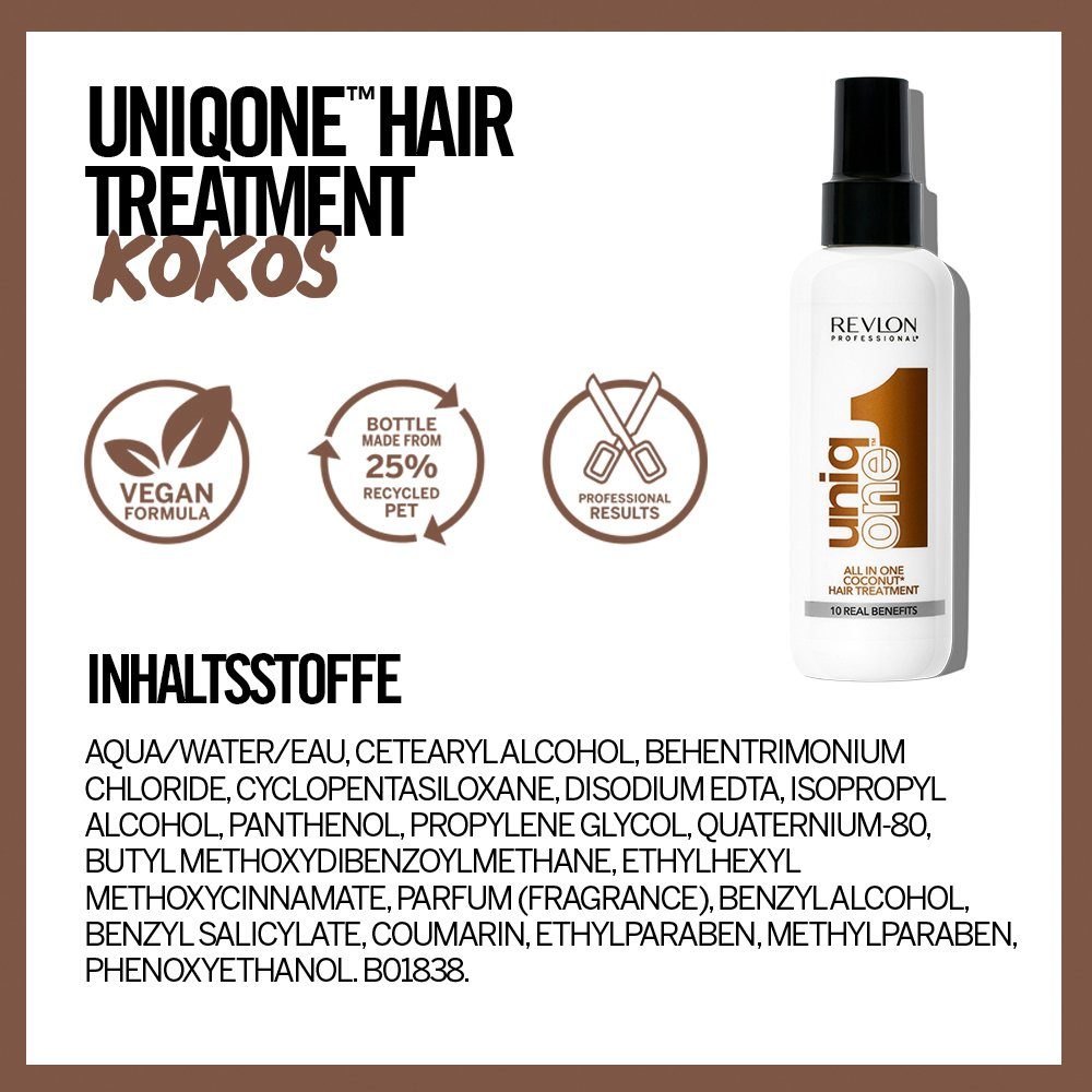 REVLON PROFESSIONAL Haarconditioner Uniqone All In One Coconut Hair Treatment 150 ml