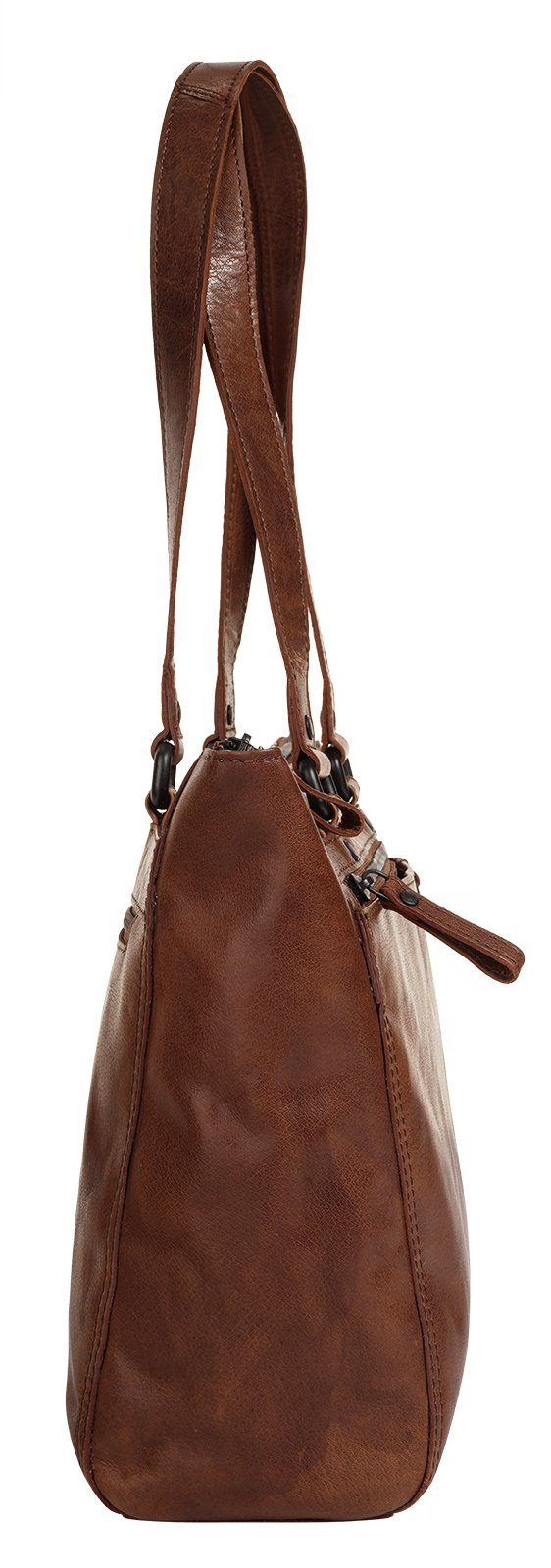 Spikes & Sparrow Shopper echt leder
