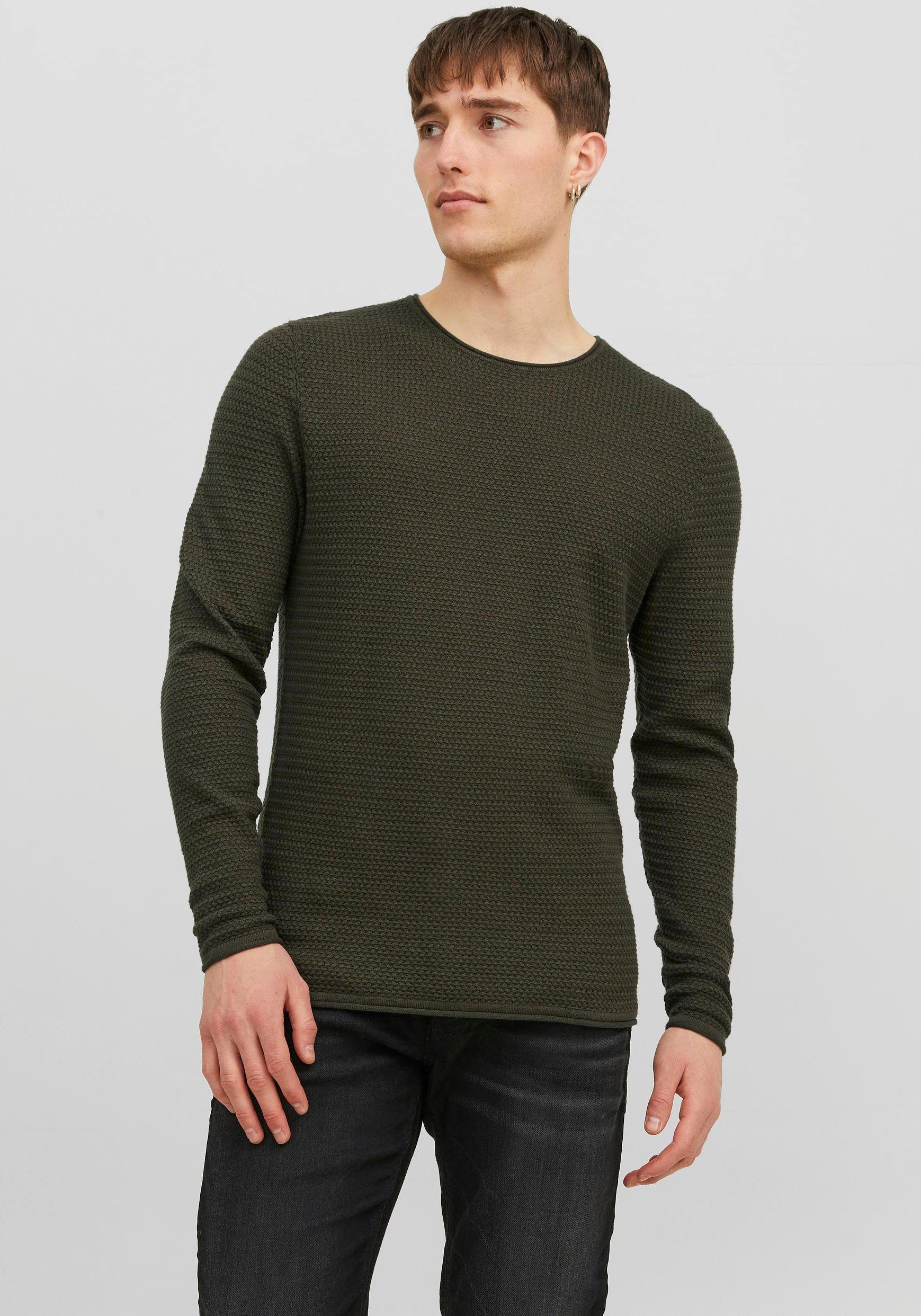 Jack & Jones Trui met ronde hals JPRBLUMIGUEL KNIT CREW NECK NOOS