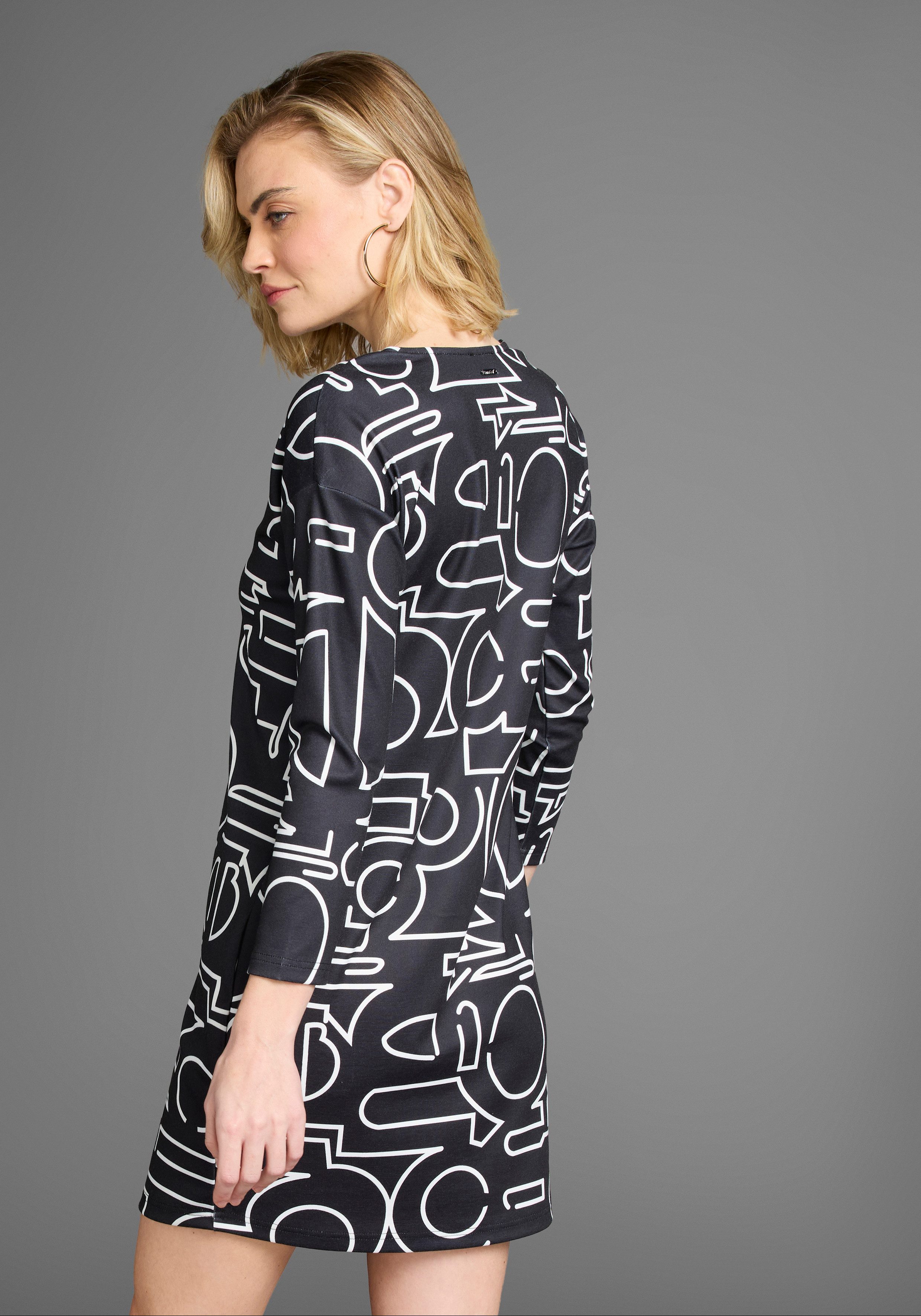 Laura Scott Shirtjurk met moderne print all-over