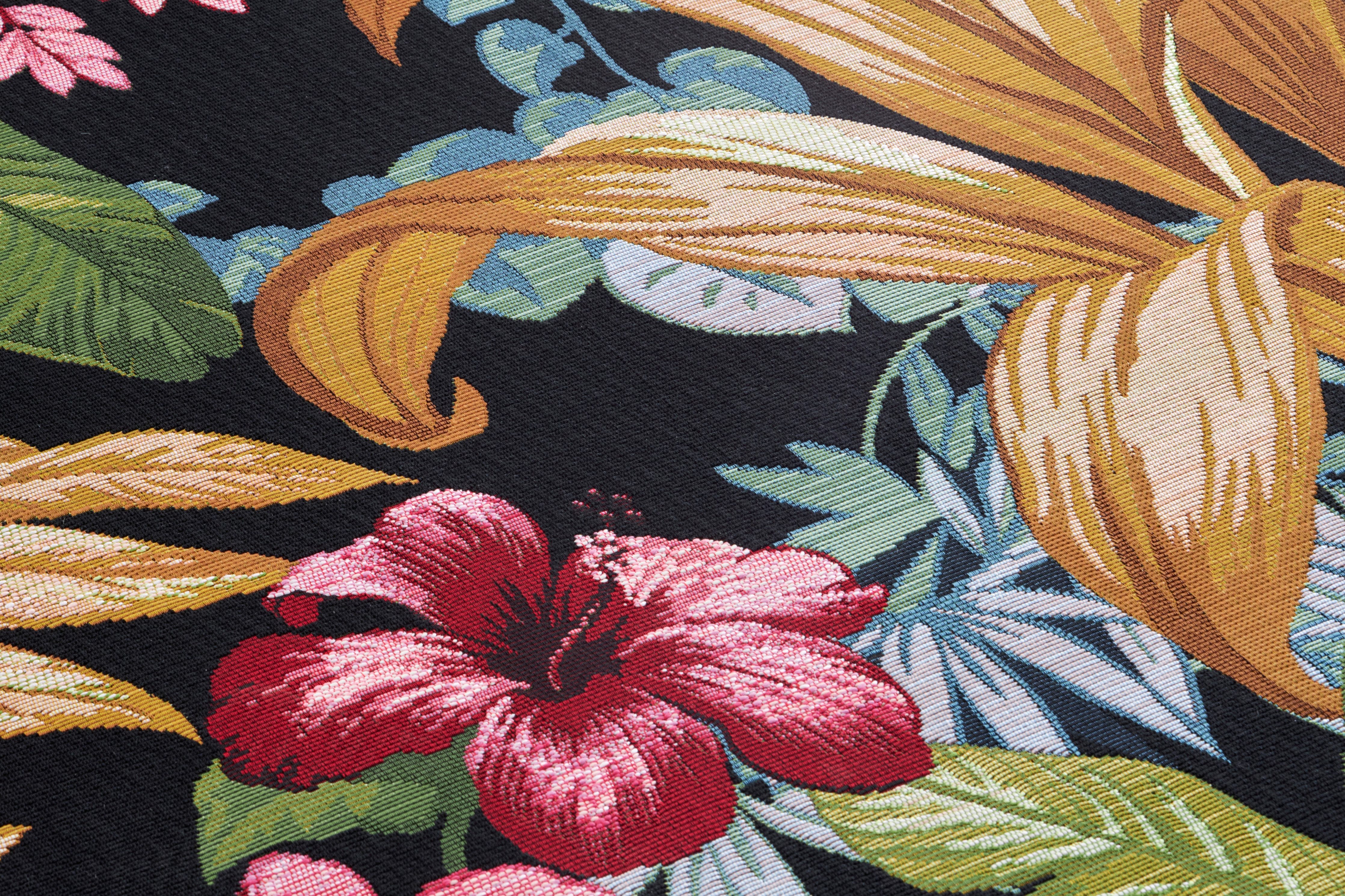 HANSE Home Outdoorkleed Tropical Flowers In-& outdoor, tapijt, weerbestendig, balkon, tuin, woonkamer, floraal