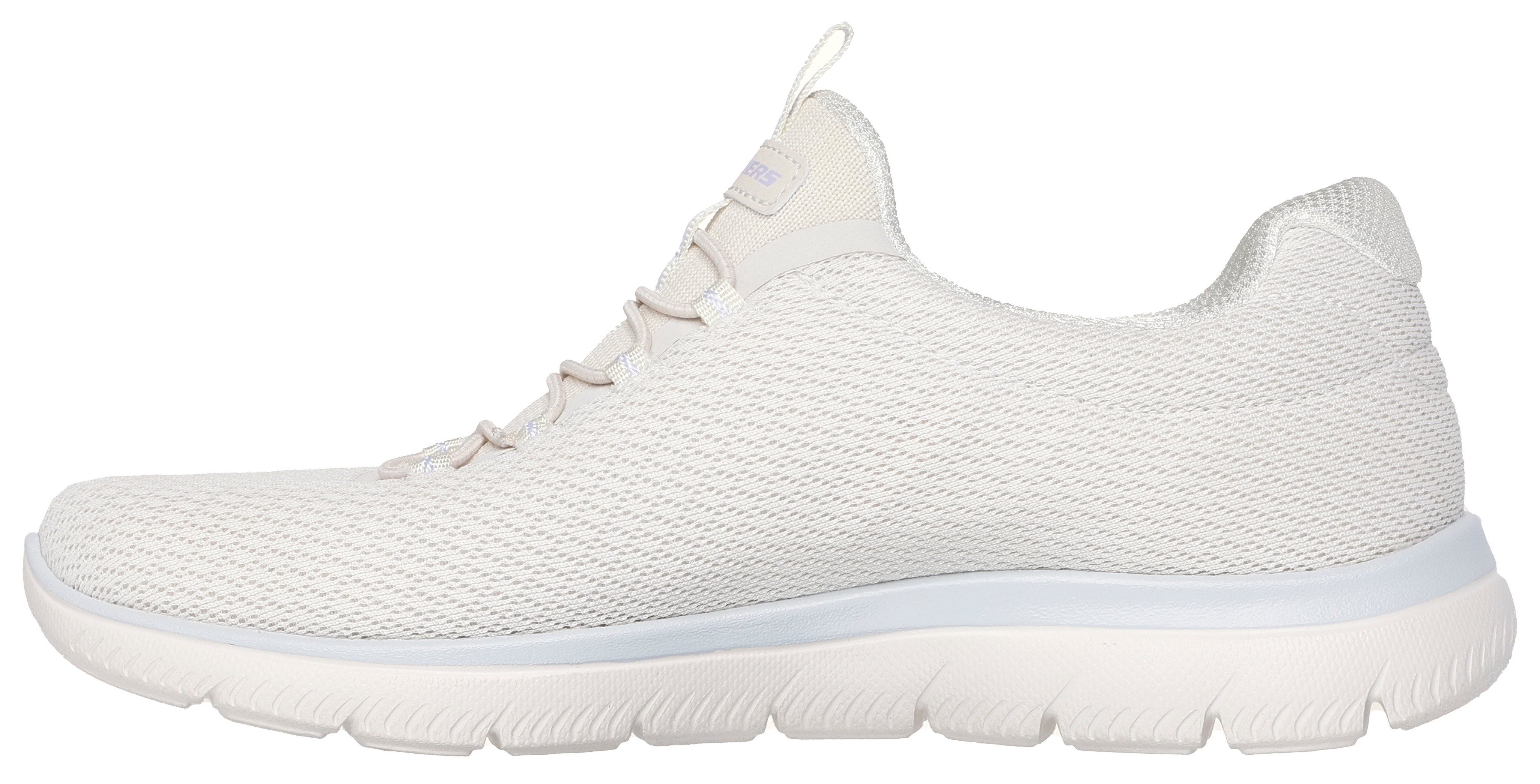 Skechers Slip-on sneakers SUMMITS-SUMMER BLUSH , veterschoen, slipper, sneaker met memory foam